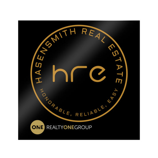 Hasensmith Real Estate Stickers - Honorable, Reliable, Easy (Both Logos)
