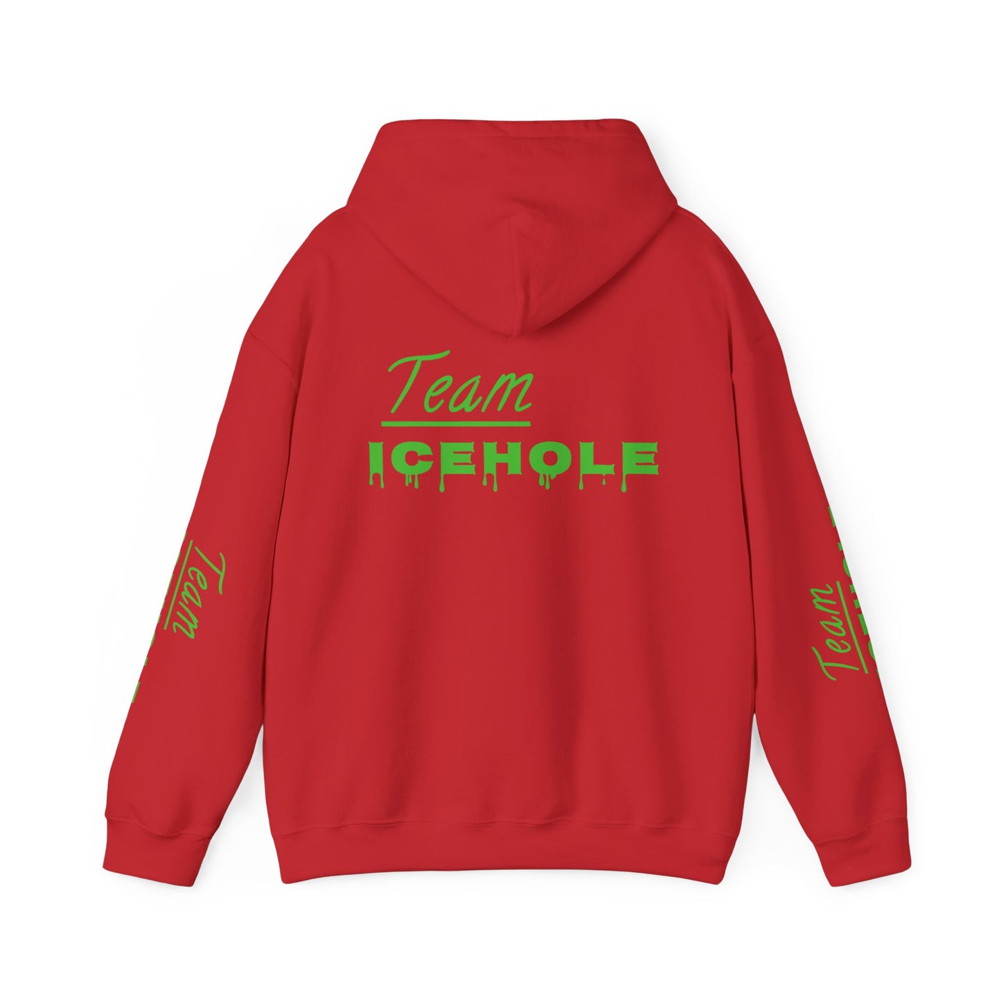 Icehole Hoodie — "Team ICEHOLE" Neon Logo Pullover