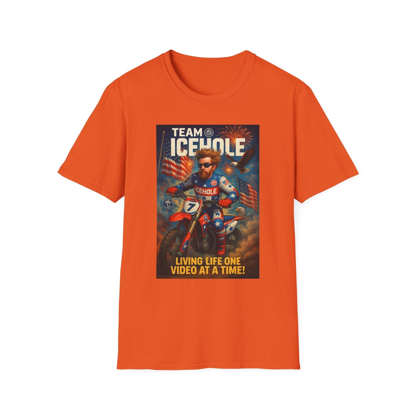 Team Icehole T-Shirt - Living Life One Video at a Time Merica