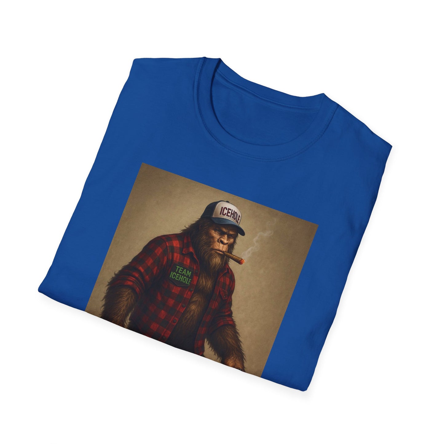 T-Shirt - Team IceHole Mascot Bigfoot