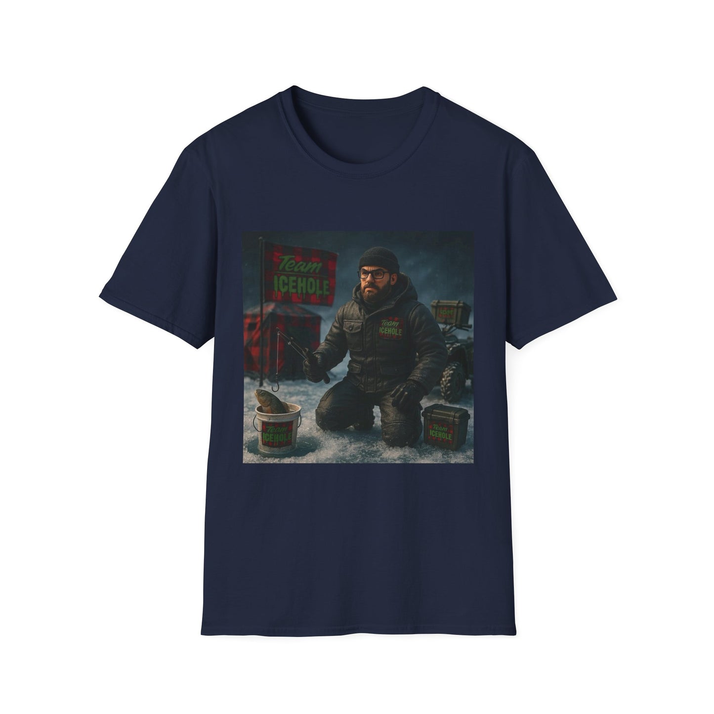 T-Shirt - Team IceHole Camp Setup Adventure Shirt