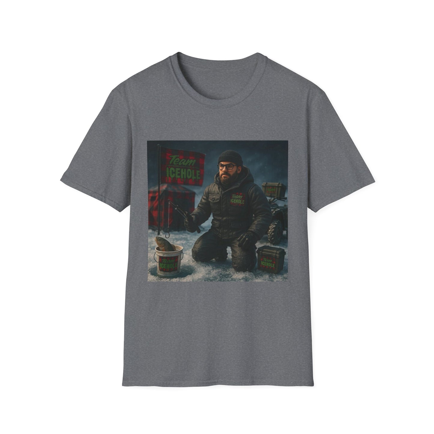T-Shirt - Team IceHole Camp Setup Adventure Shirt