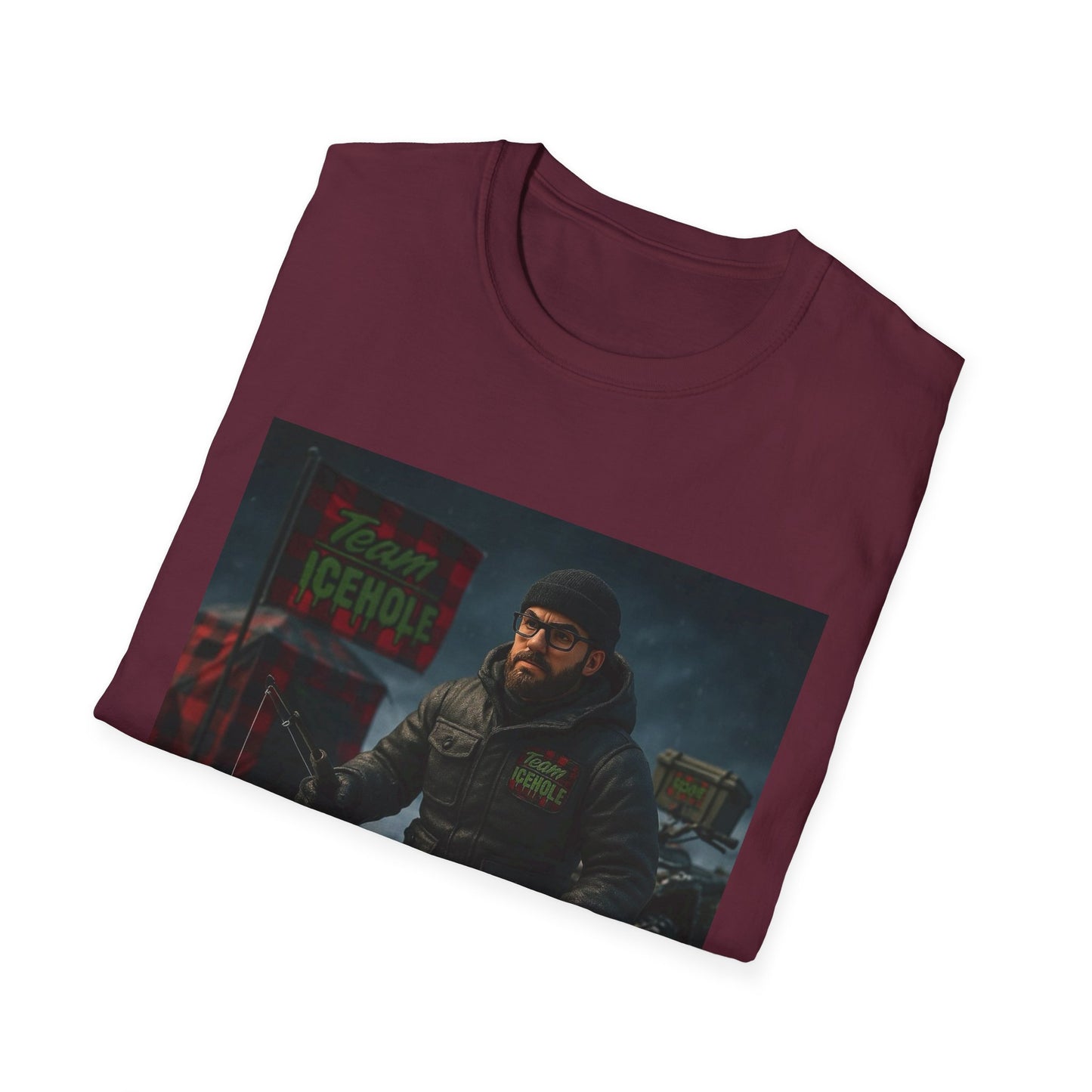 T-Shirt - Team IceHole Camp Setup Adventure Shirt