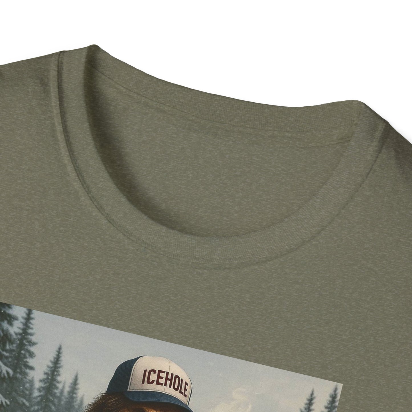 T-Shirt - Team IceHole Big Foot Mascot Feel the Nature!