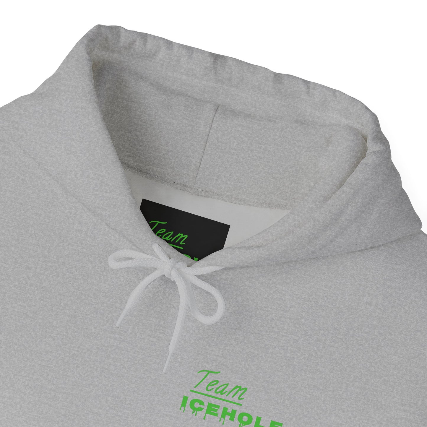 Icehole Hoodie — "Team ICEHOLE" Neon Logo Pullover