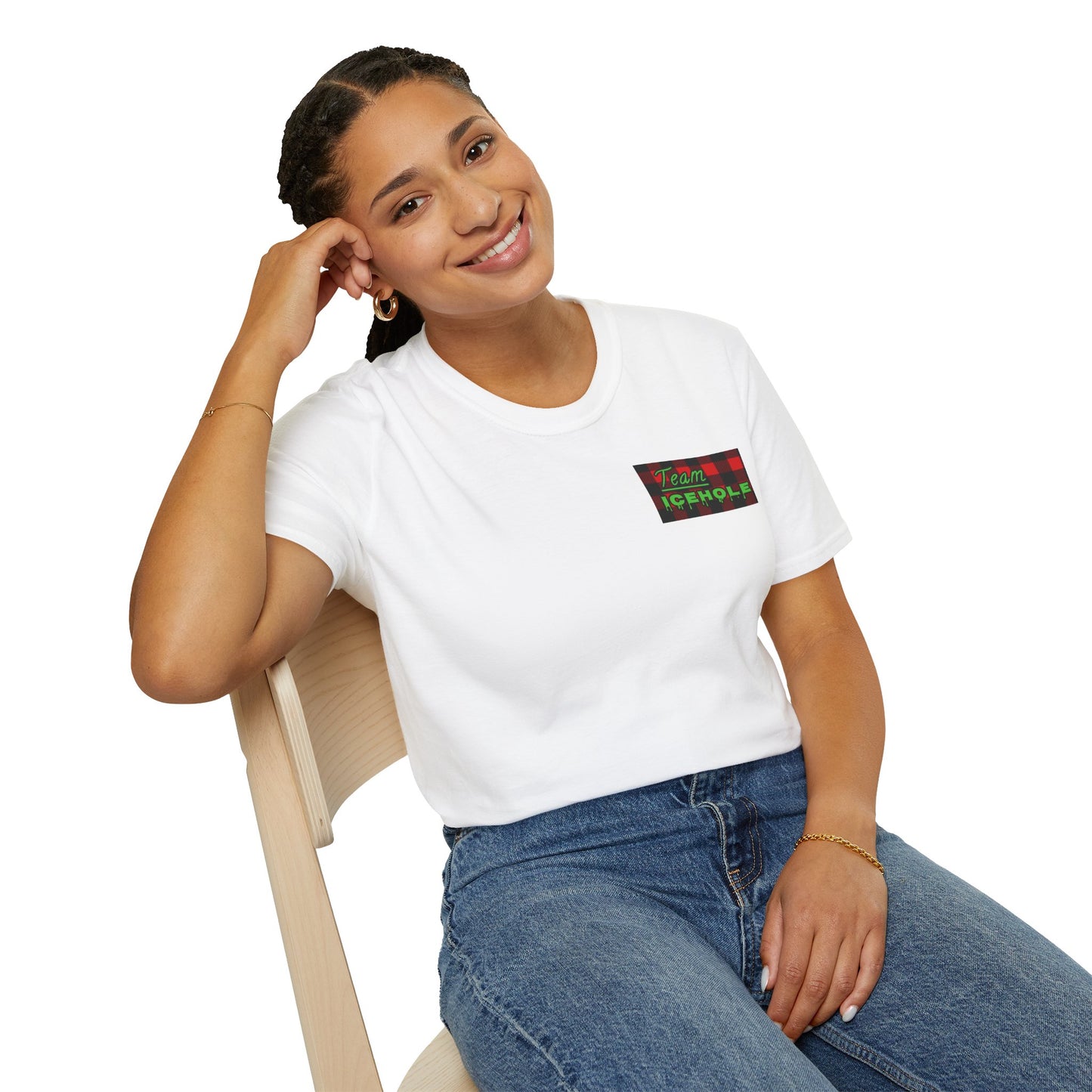 T-Shirt Small Team IceHole Logo Front Only