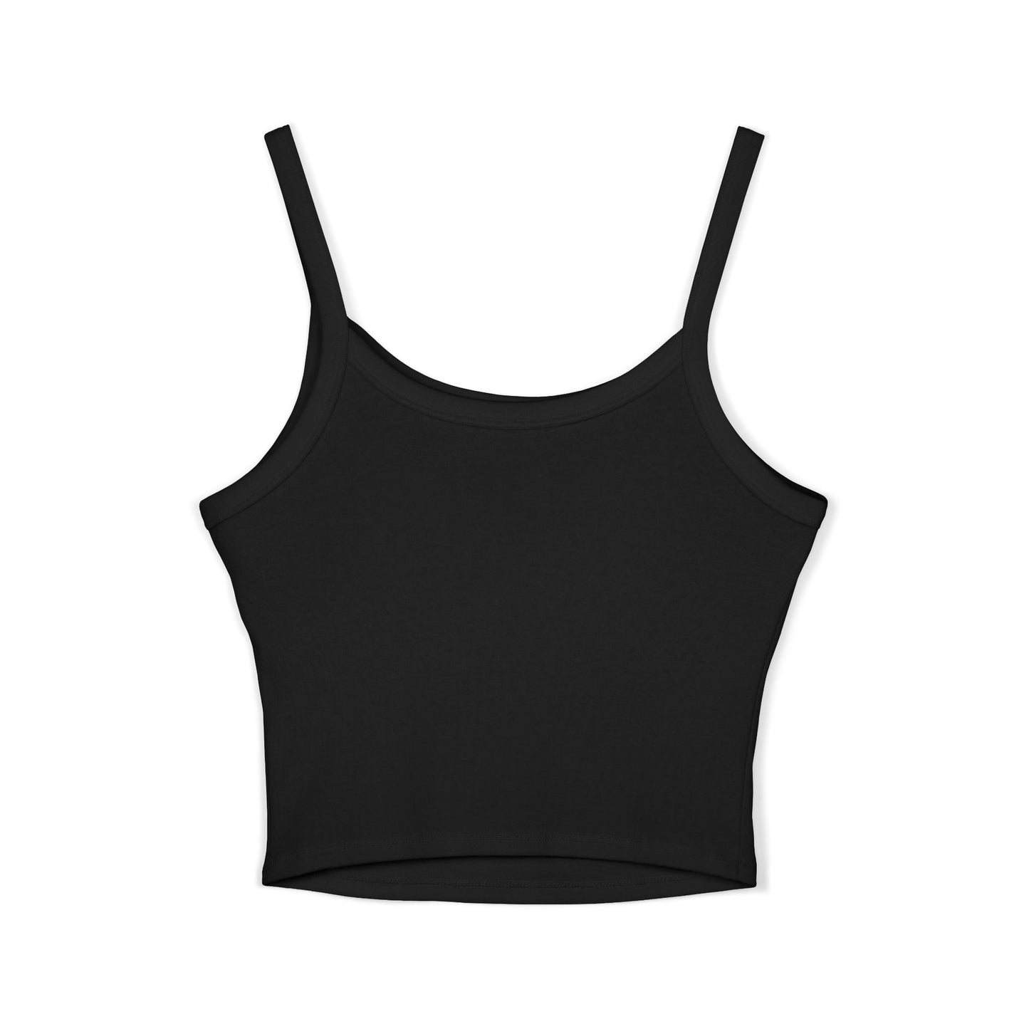 Women's Spaghetti Strap Belly Tank Top,  Small Team Icehole Logo Shirt