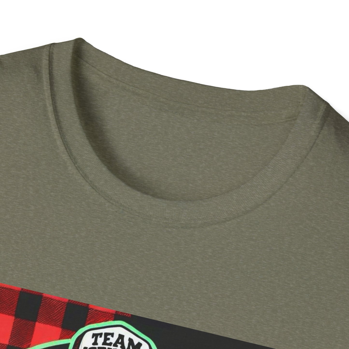 T-Shirt for Outdoor Enthusiasts - Team IceHole BigFoot Holding Logo