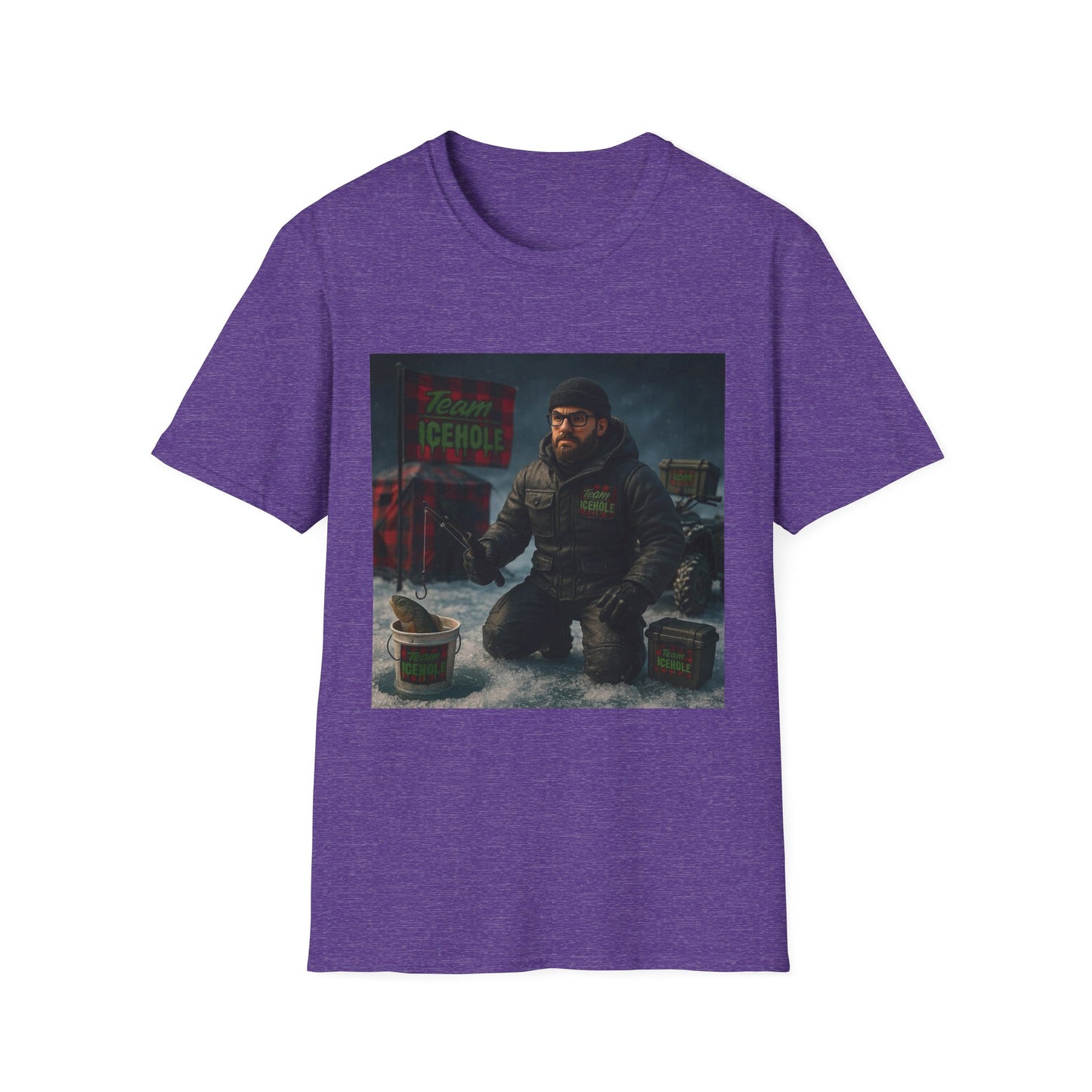 T-Shirt - Team IceHole Camp Setup Adventure Shirt