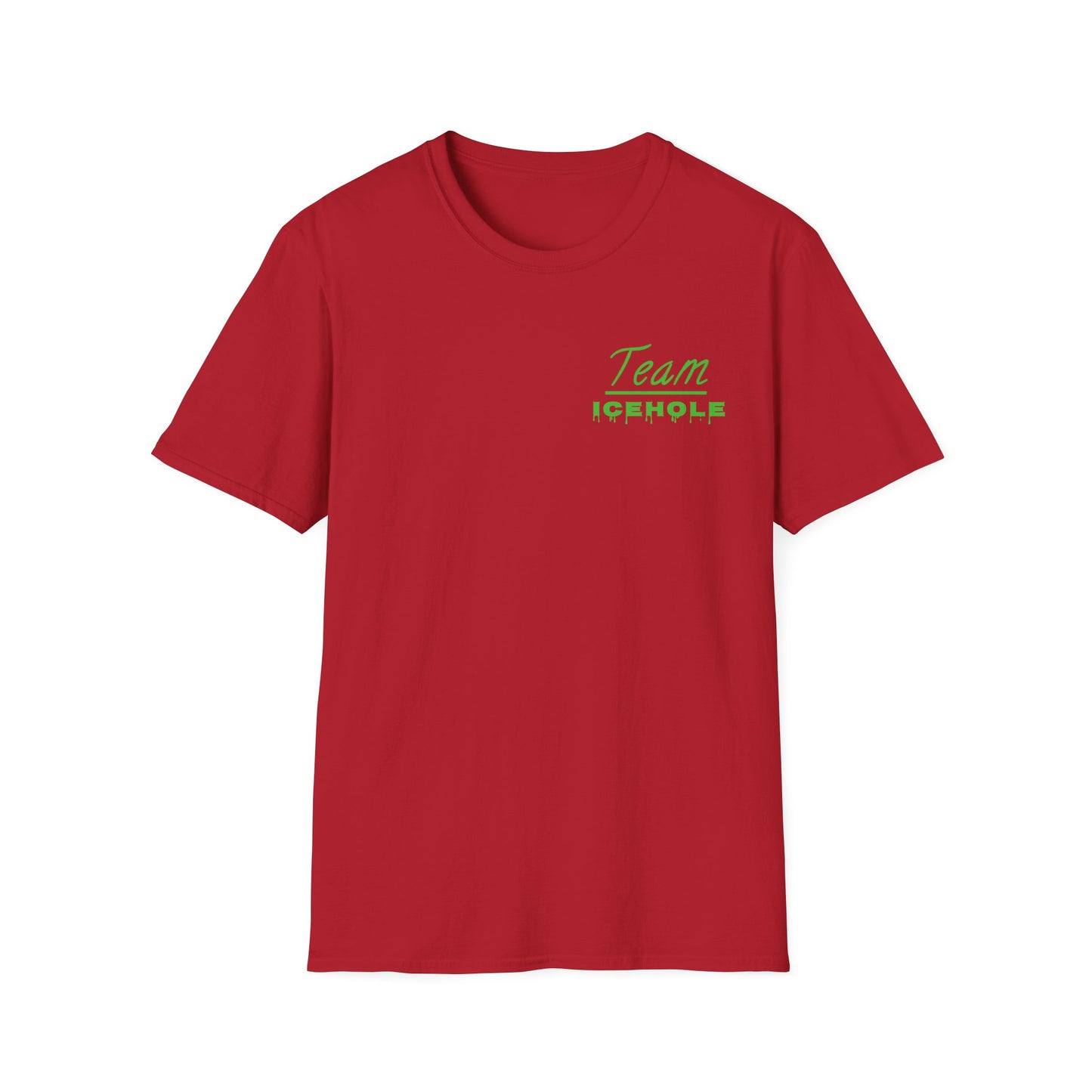 Team Icehole Unisex Softstyle T-Shirt Small Logo|