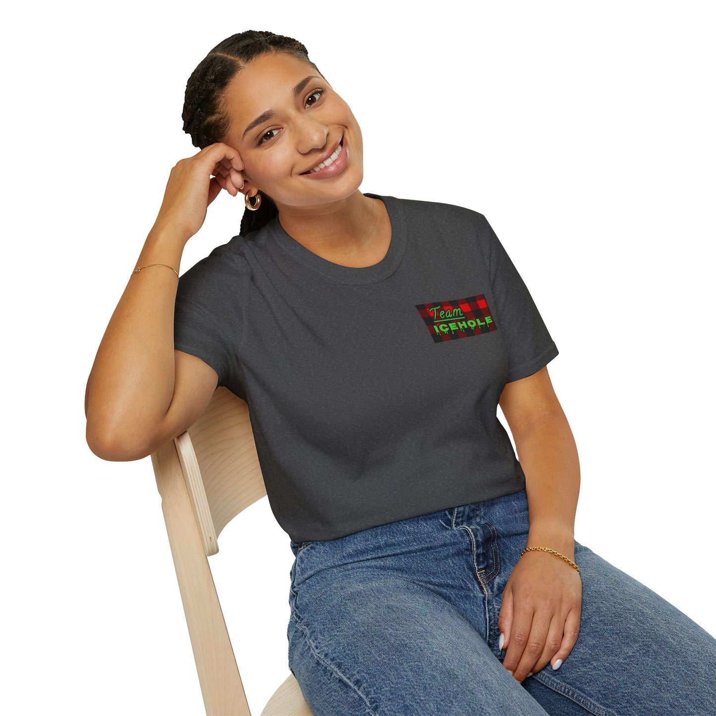 T-Shirt Small Team IceHole Logo Front Only
