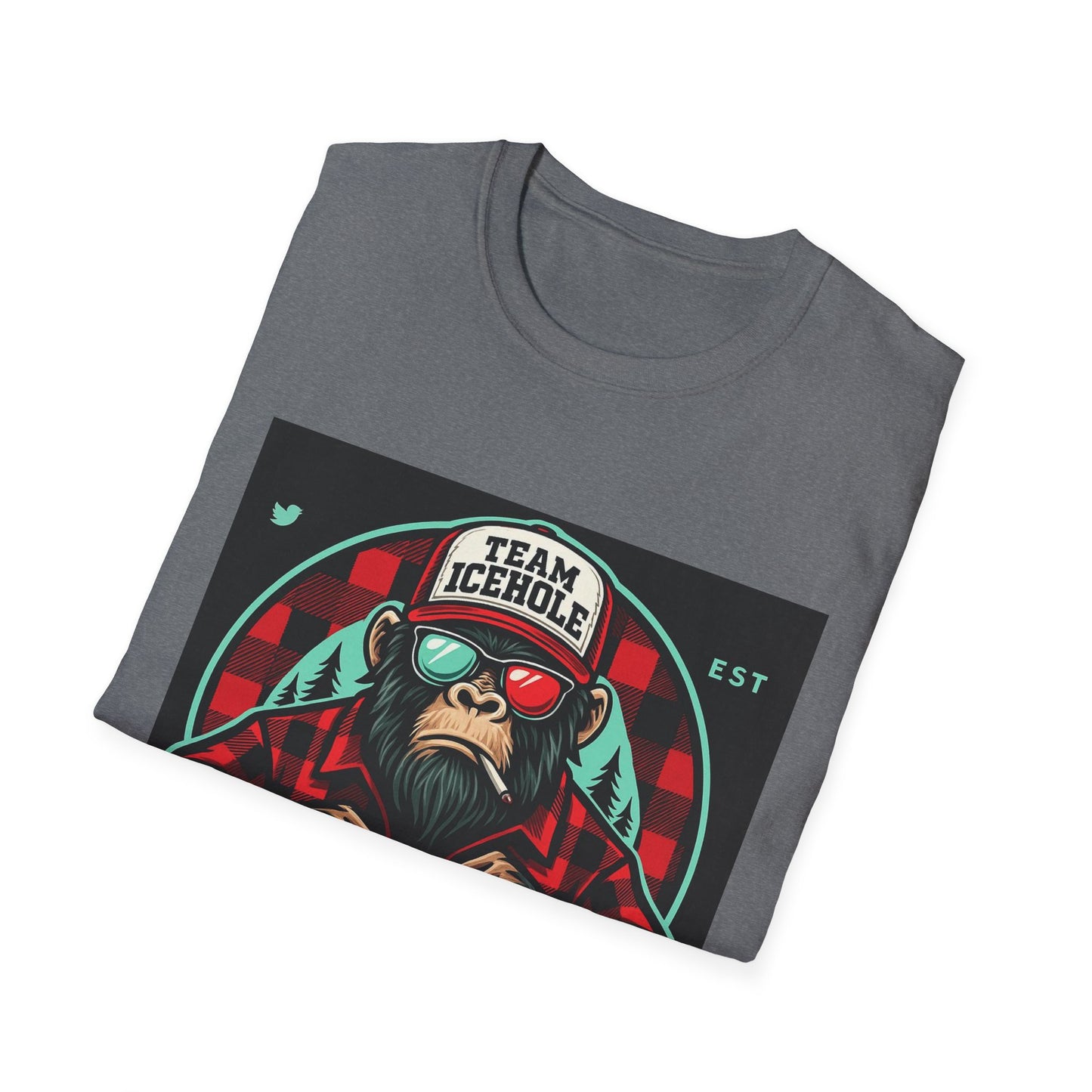 T-Shirt - Team IceHole Smoking BigFoot
