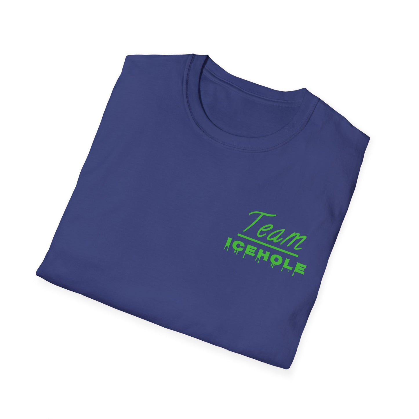 Team Icehole Unisex Softstyle T-Shirt Small Logo|