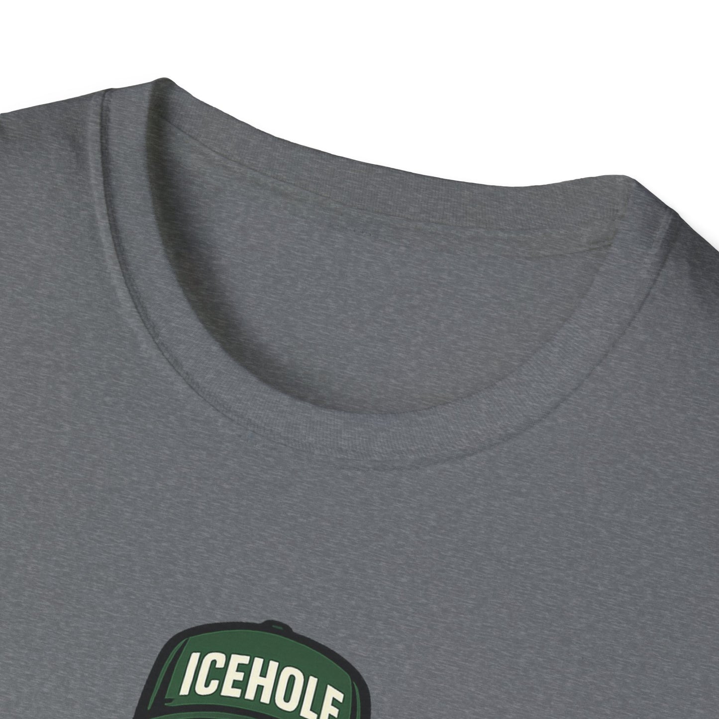 Adventure Living On The Edge Team IceHole Big Foot -Unisex Softstyle T-Shirt