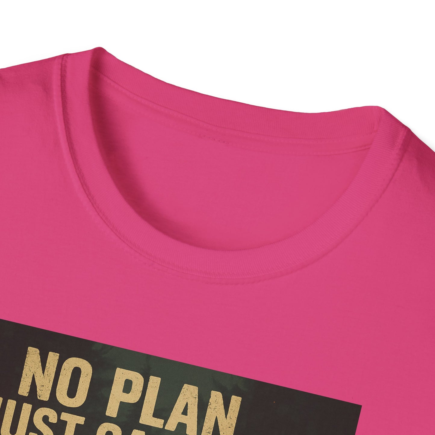 No Plan Just Gas & Guts' Camping Tee for Outdoor Enthusiasts | Team IceHole