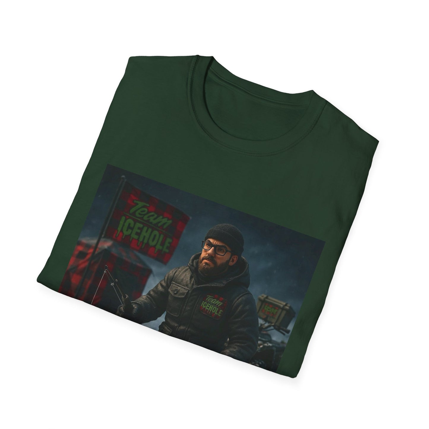 T-Shirt - Team IceHole Camp Setup Adventure Shirt