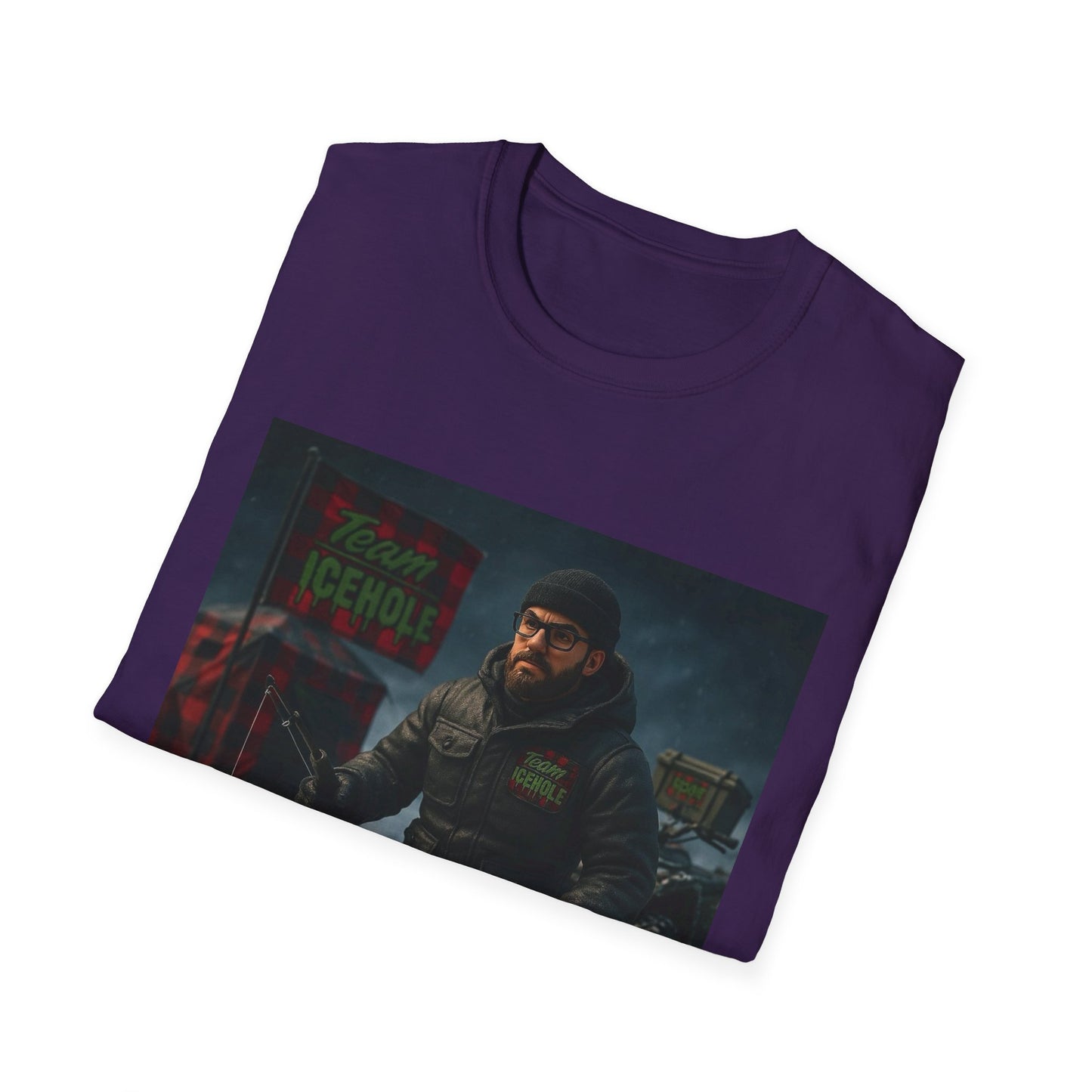 T-Shirt - Team IceHole Camp Setup Adventure Shirt
