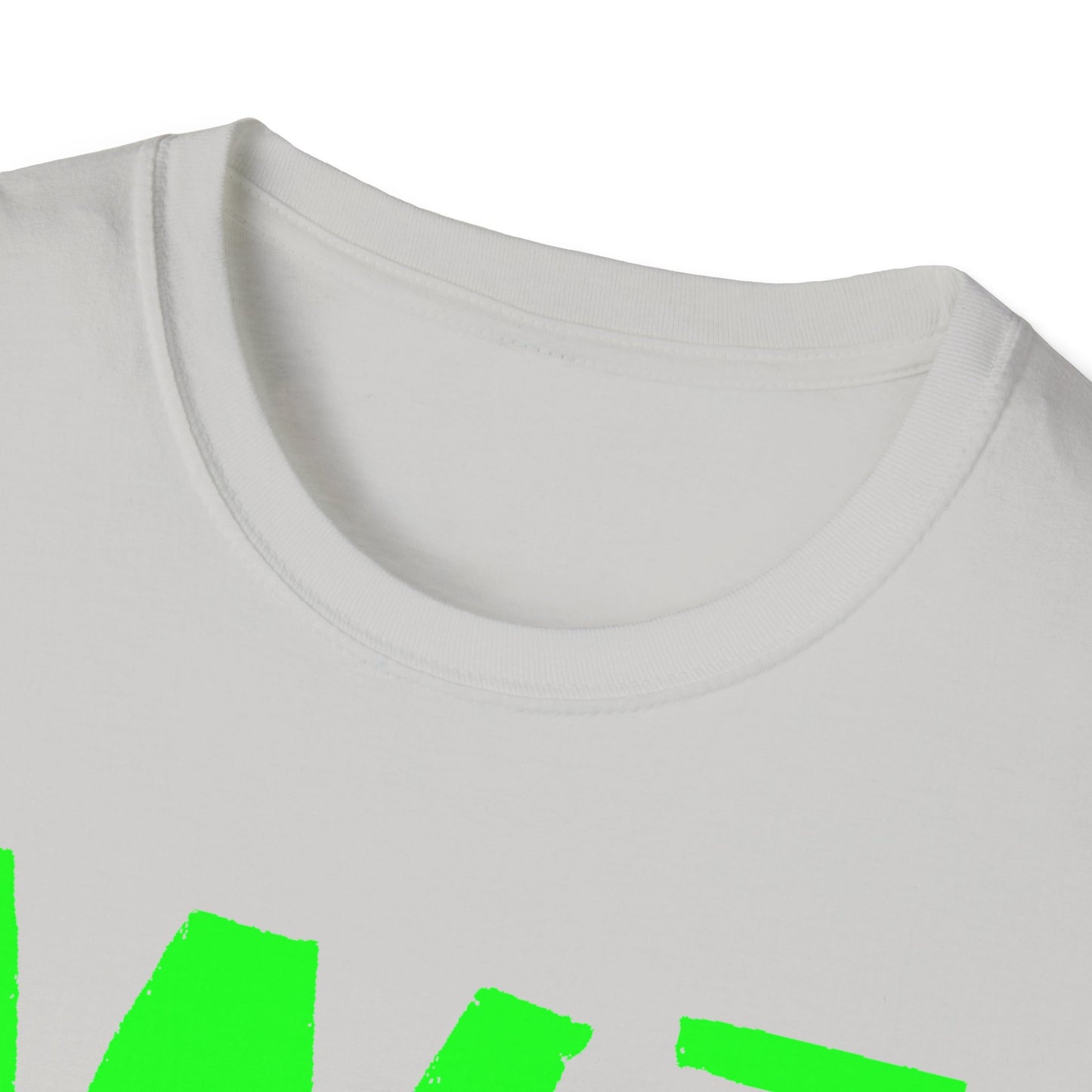 Wisco3 Green Letters Unisex Softstyle T-Shirt - Perfect for Anglers and Outdoor Enthusiasts