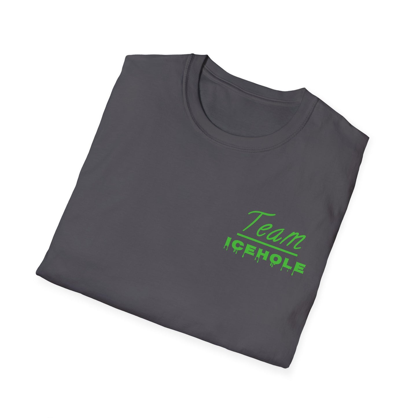 Team Icehole Unisex Softstyle T-Shirt Small Logo|