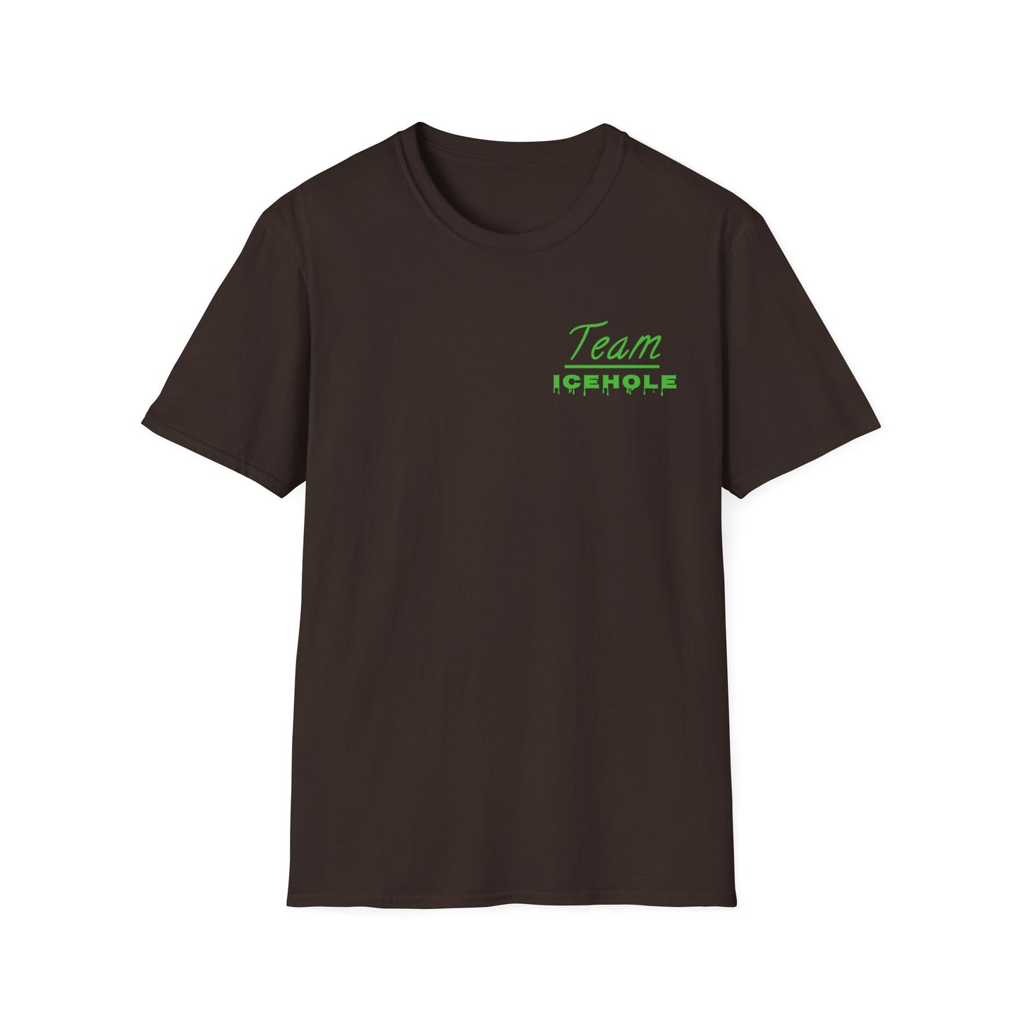Team Icehole Unisex Softstyle T-Shirt Small Logo|
