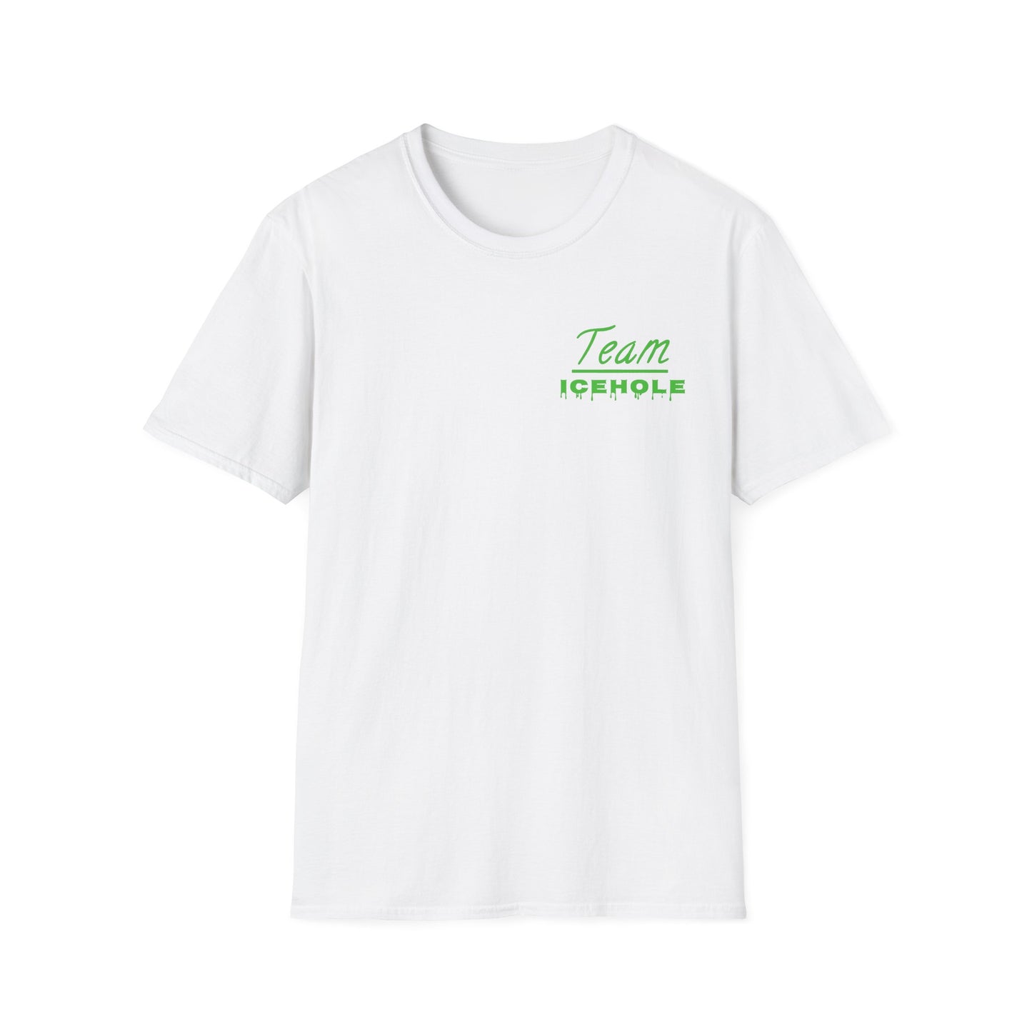 Team Icehole Unisex Softstyle T-Shirt Small Logo|