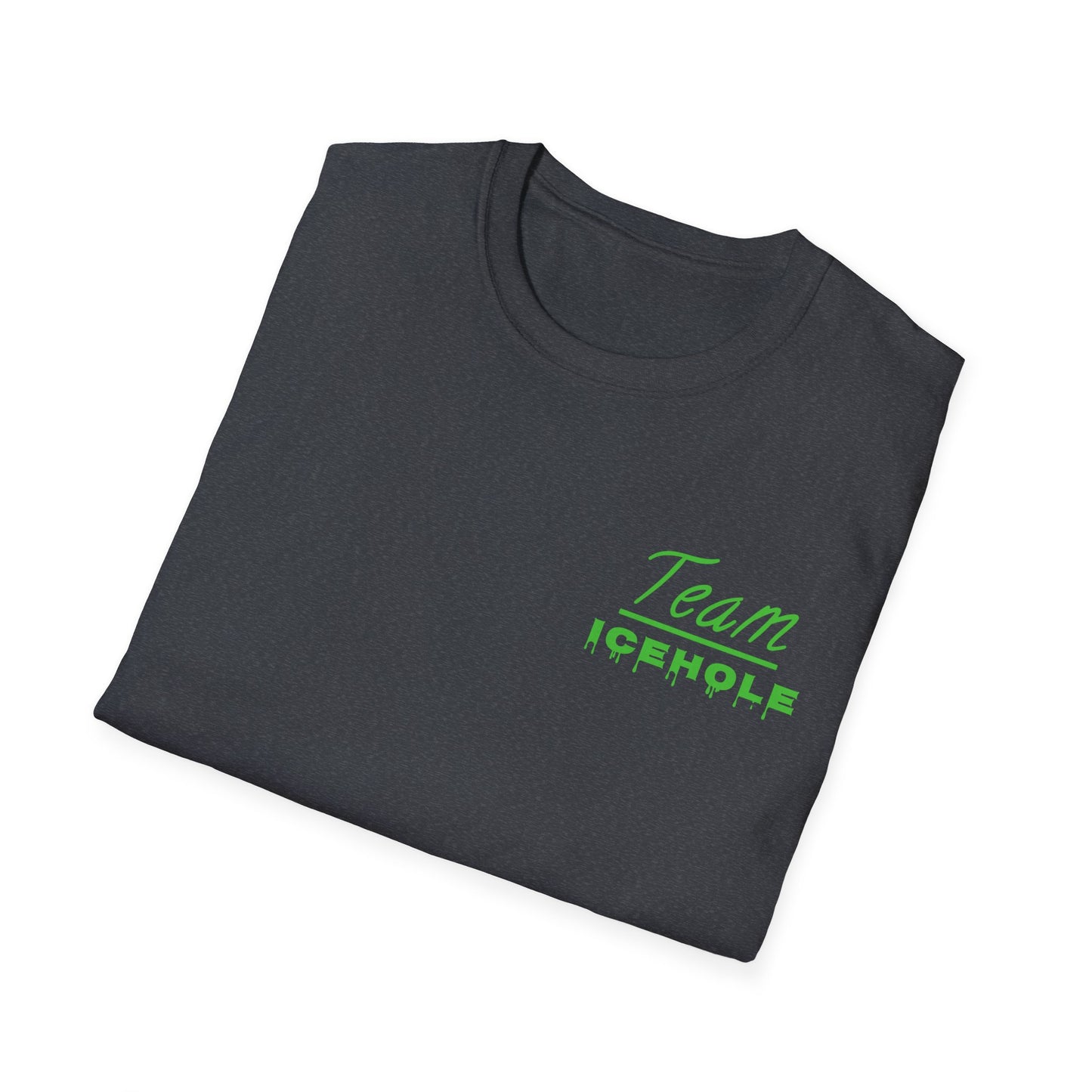 Team Icehole Unisex Softstyle T-Shirt Small Logo|