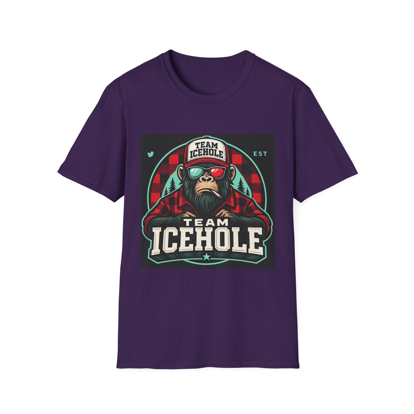 T-Shirt - Team IceHole Smoking BigFoot