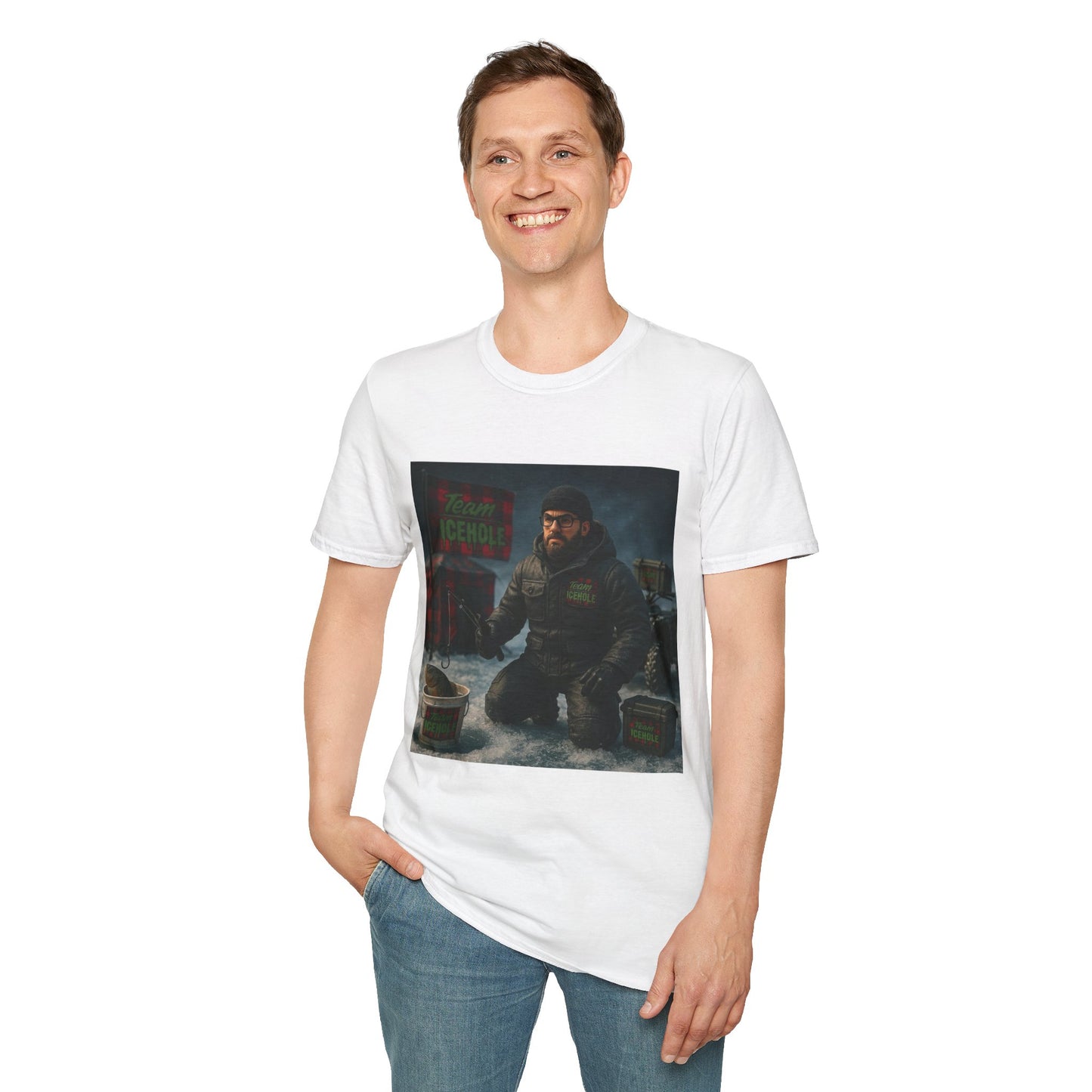 T-Shirt - Team IceHole Camp Setup Adventure Shirt