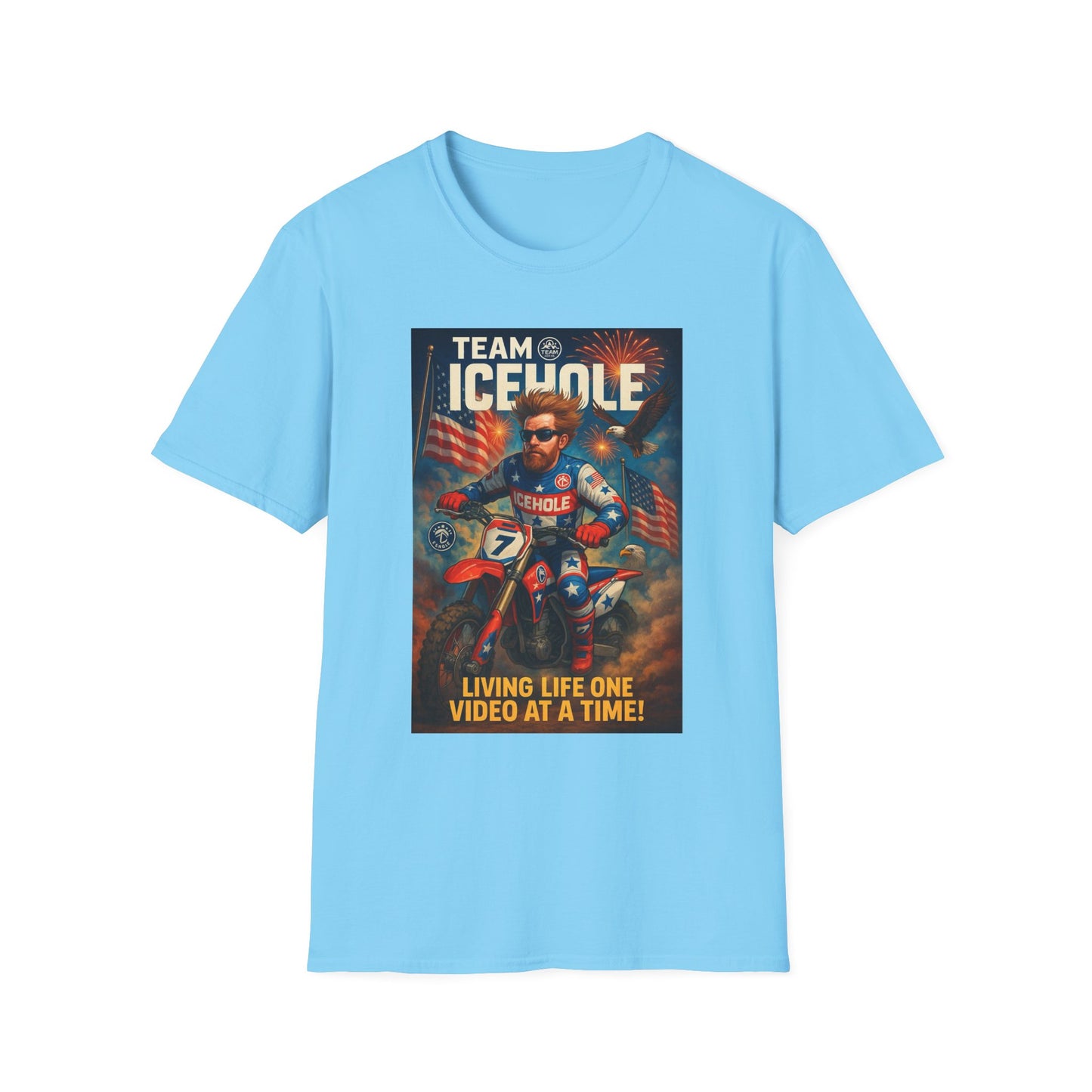 Team Icehole T-Shirt - Living Life One Video at a Time Merica