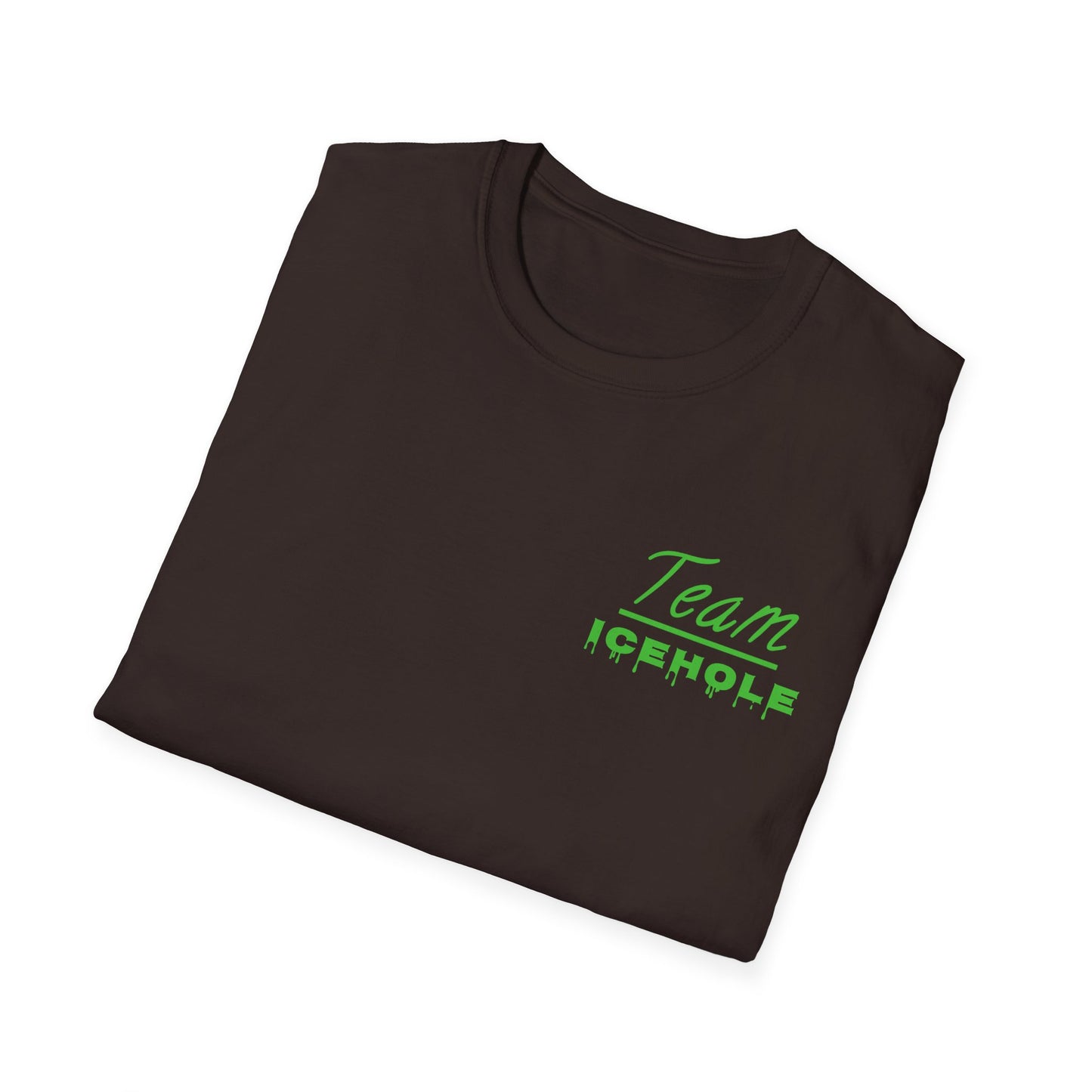 Team Icehole Unisex Softstyle T-Shirt Small Logo|