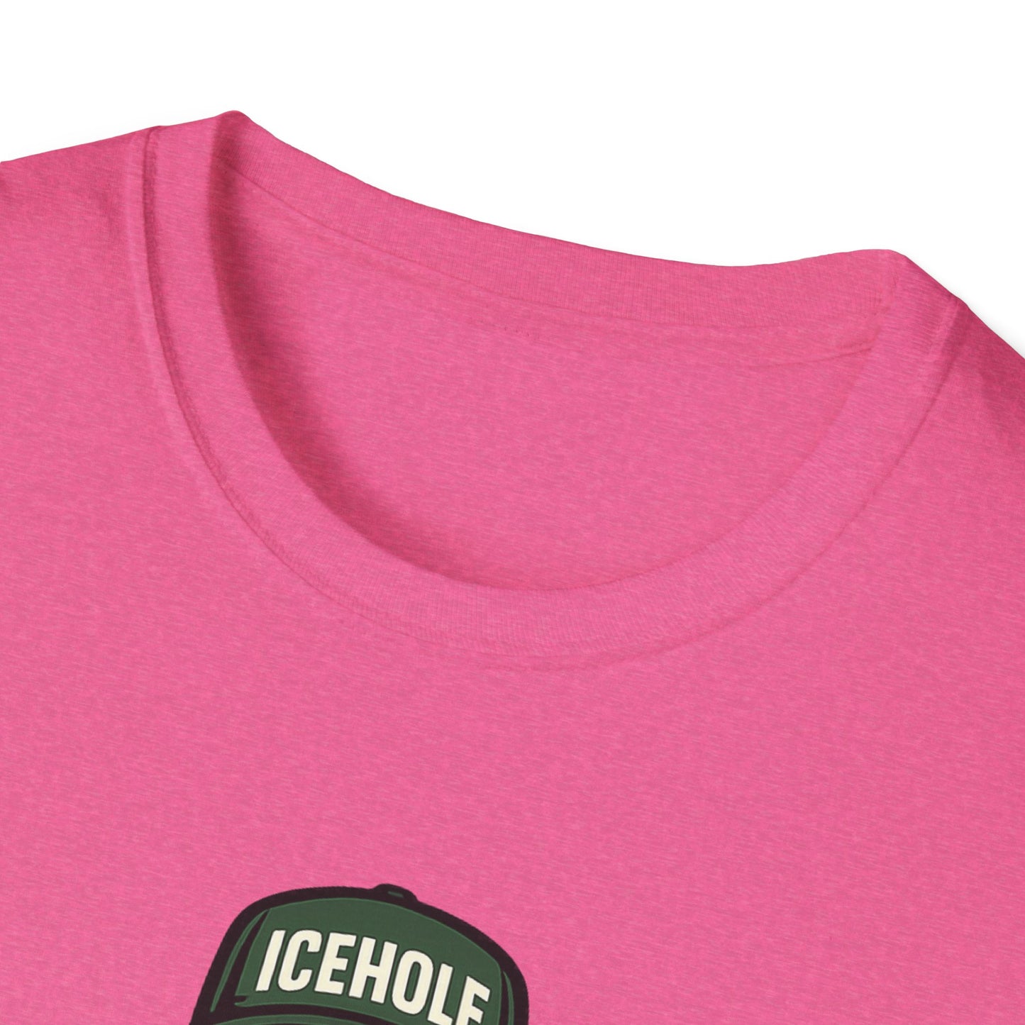 Adventure Living On The Edge Team IceHole Big Foot -Unisex Softstyle T-Shirt