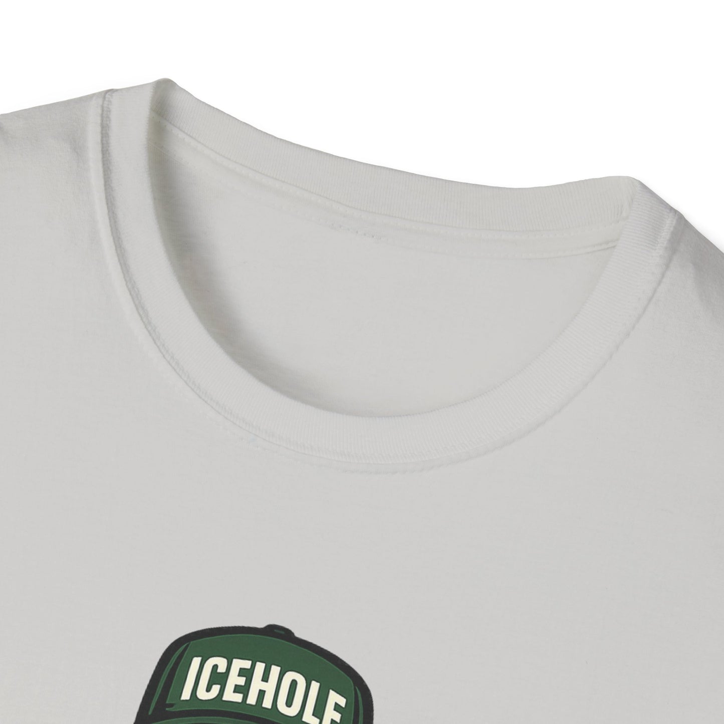 Adventure Living On The Edge Team IceHole Big Foot -Unisex Softstyle T-Shirt