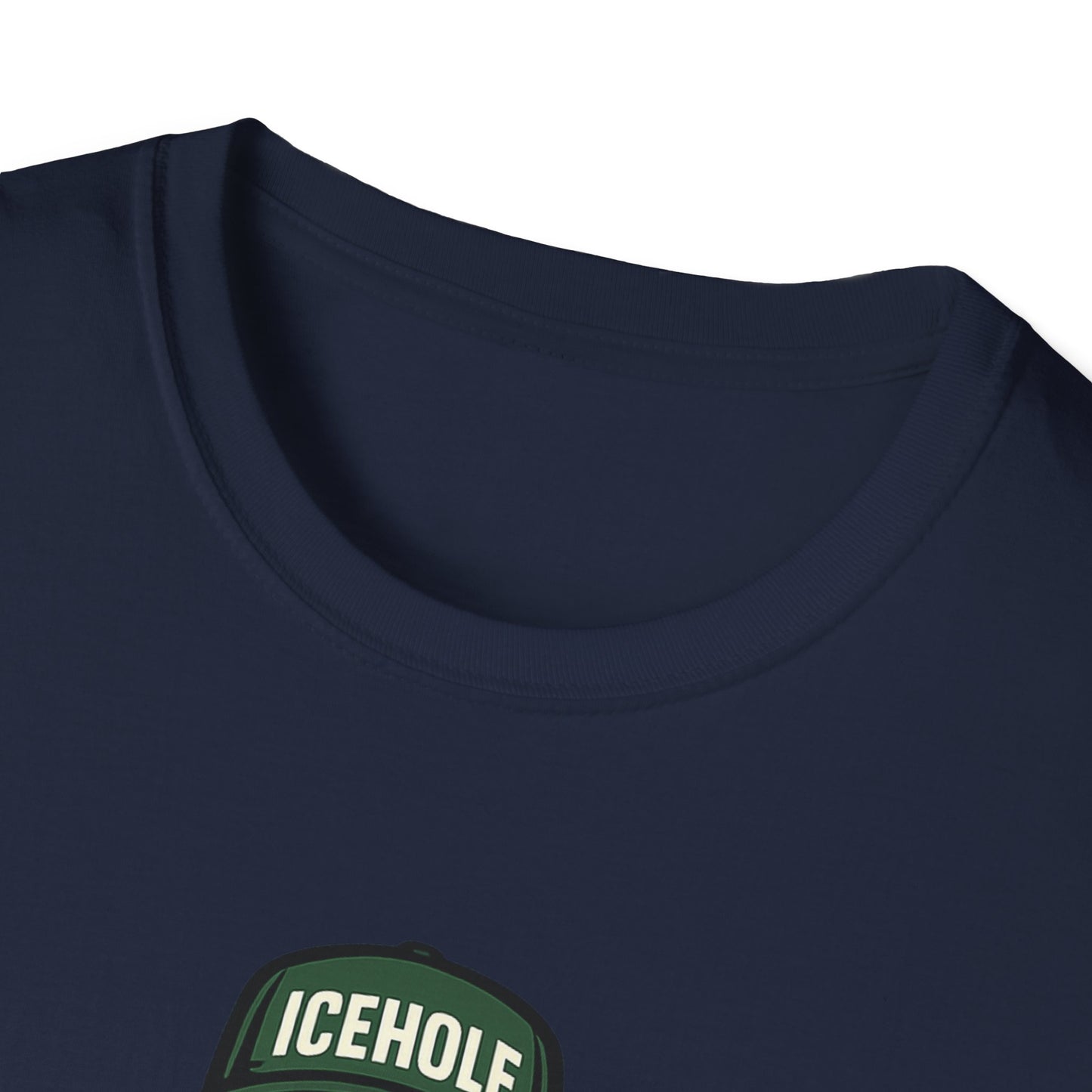 Adventure Living On The Edge Team IceHole Big Foot -Unisex Softstyle T-Shirt