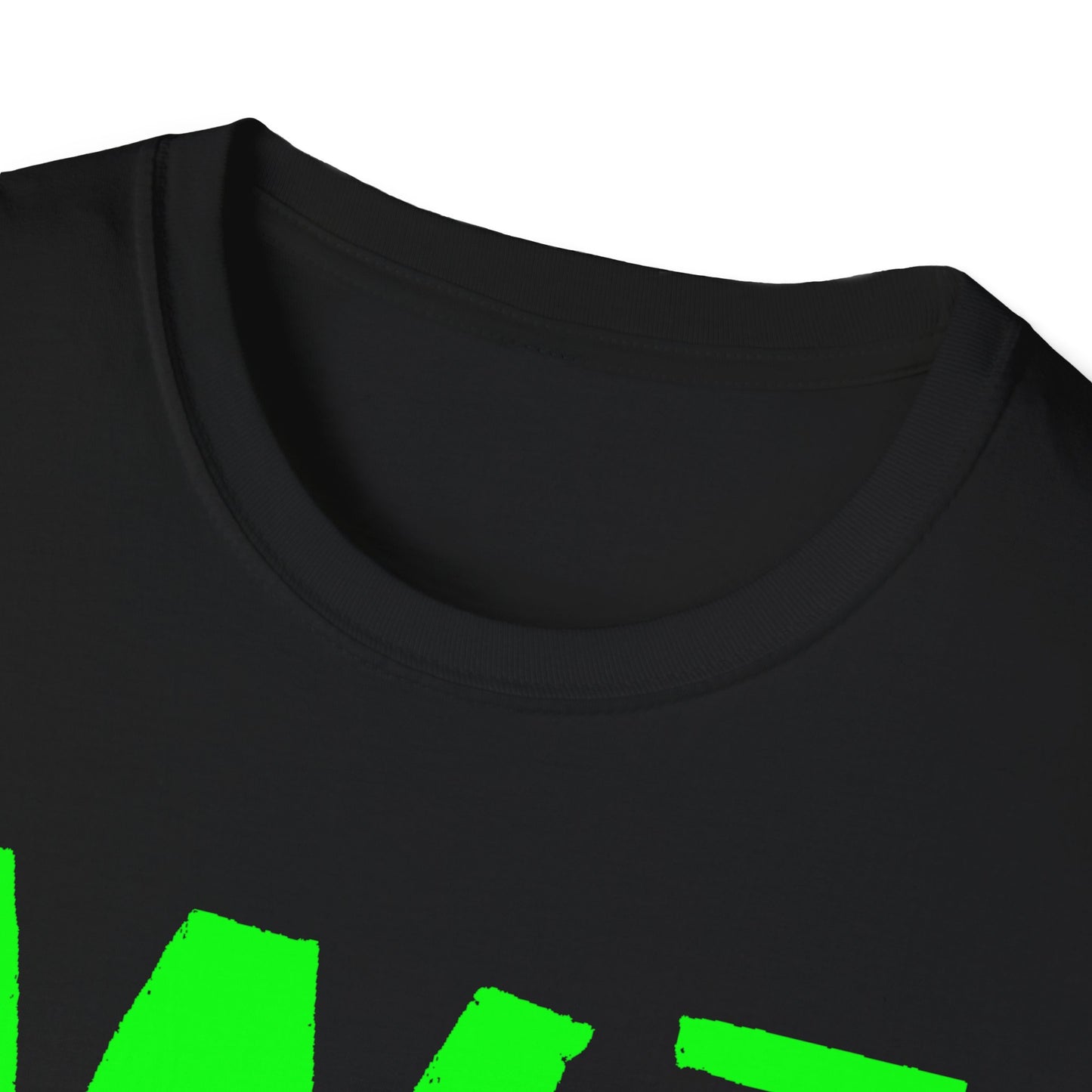 Wisco3 Green Letters Unisex Softstyle T-Shirt - Perfect for Anglers and Outdoor Enthusiasts
