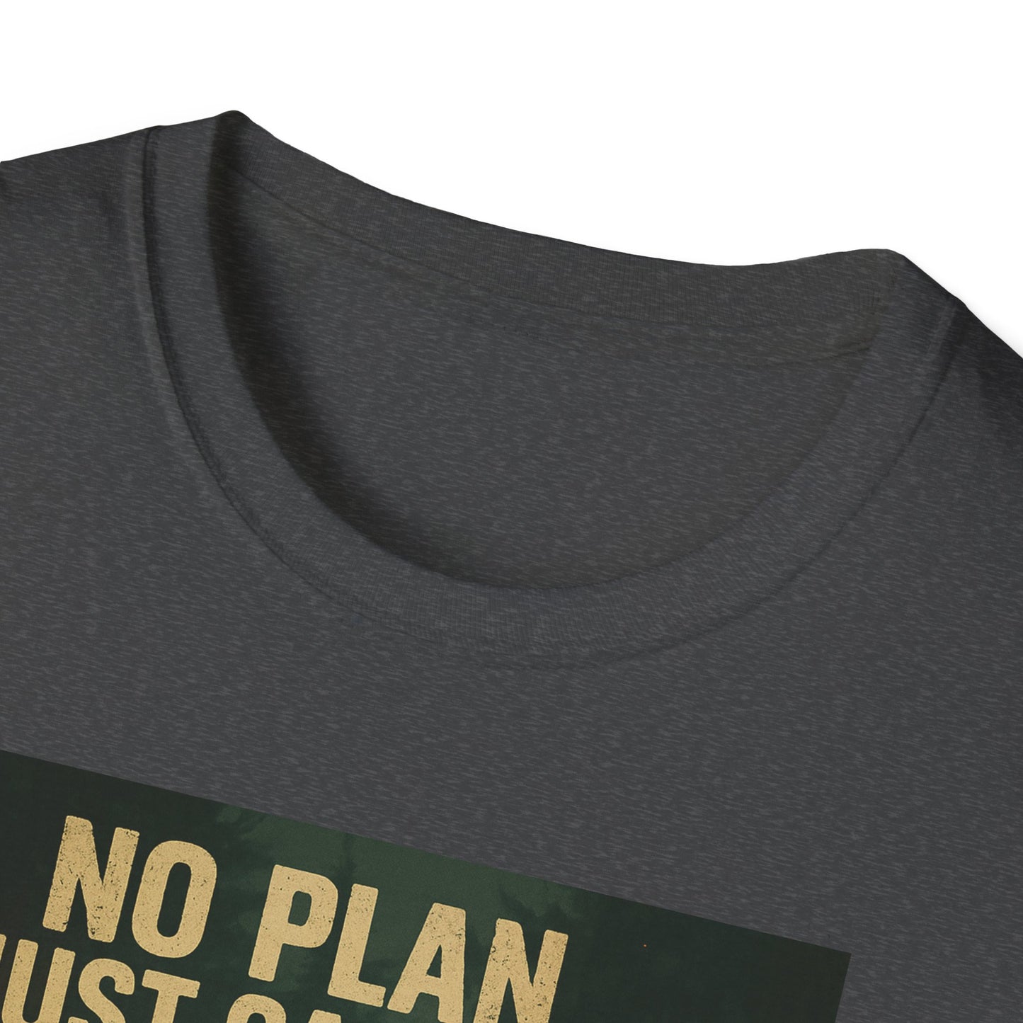No Plan Just Gas & Guts' Camping Tee for Outdoor Enthusiasts | Team IceHole