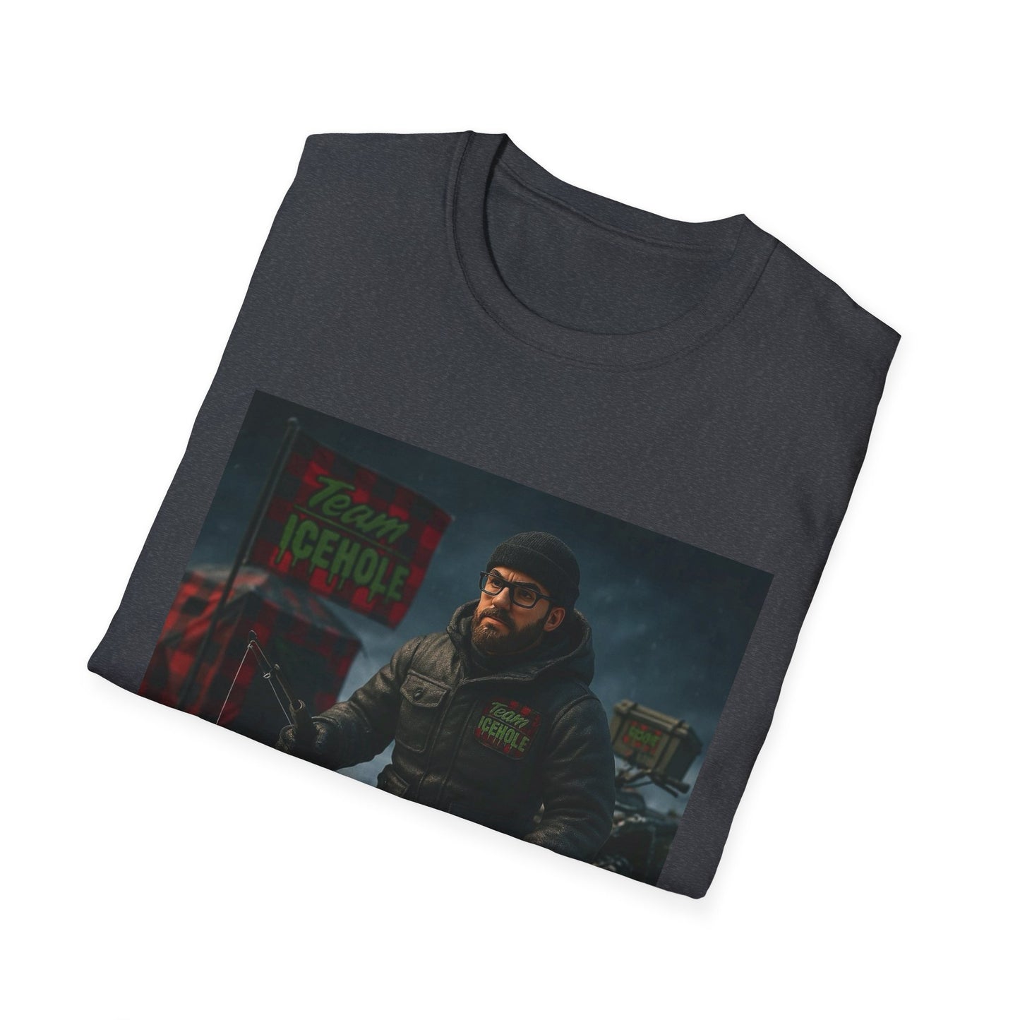 T-Shirt - Team IceHole Camp Setup Adventure Shirt