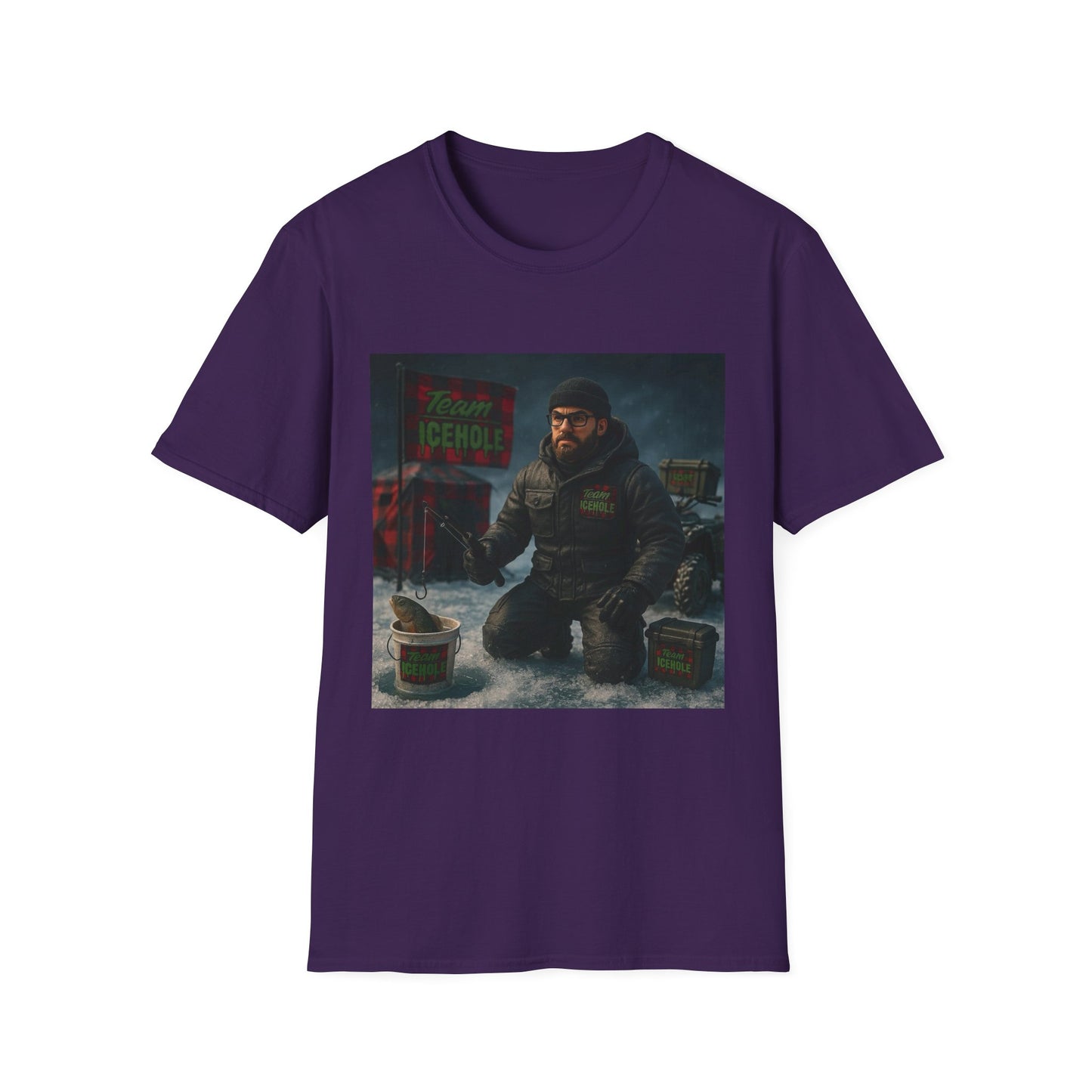 T-Shirt - Team IceHole Camp Setup Adventure Shirt