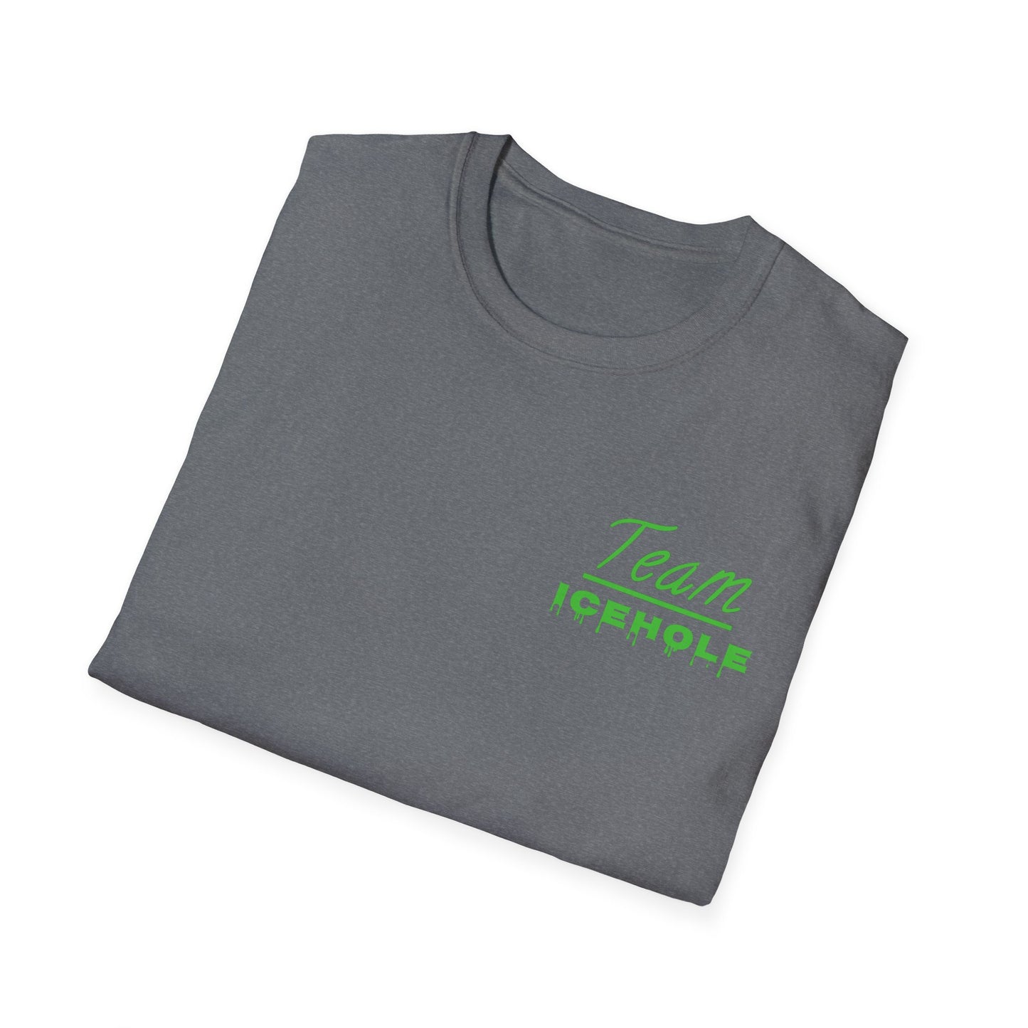 Team Icehole Unisex Softstyle T-Shirt Small Logo|