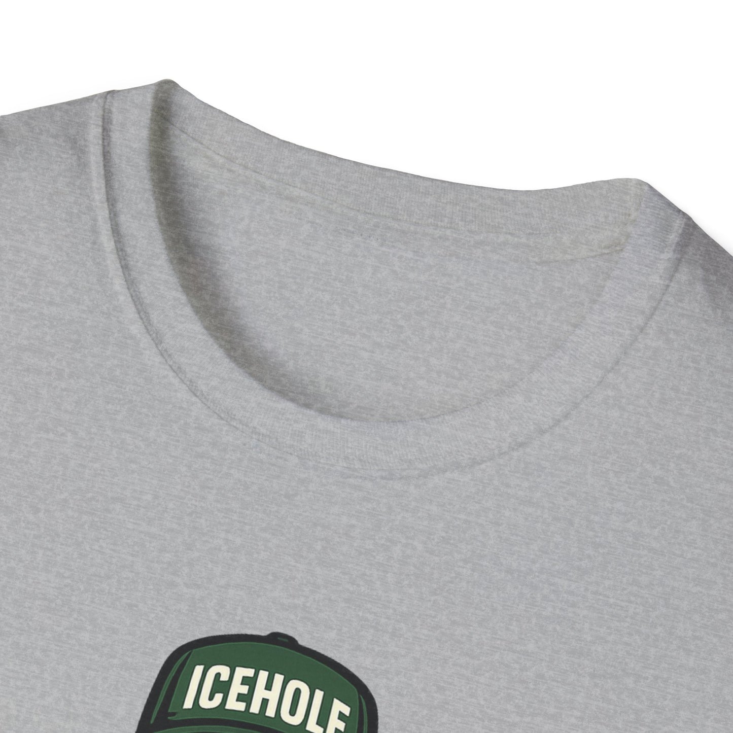 Adventure Living On The Edge Team IceHole Big Foot -Unisex Softstyle T-Shirt