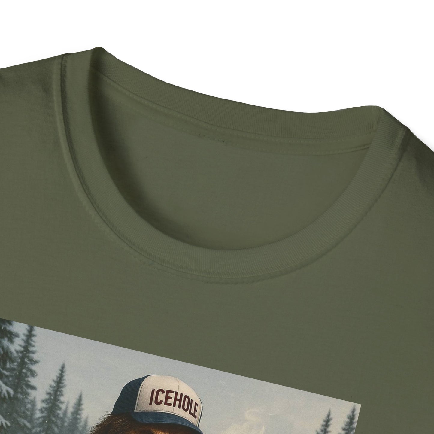 T-Shirt - Team IceHole Big Foot Mascot Feel the Nature!