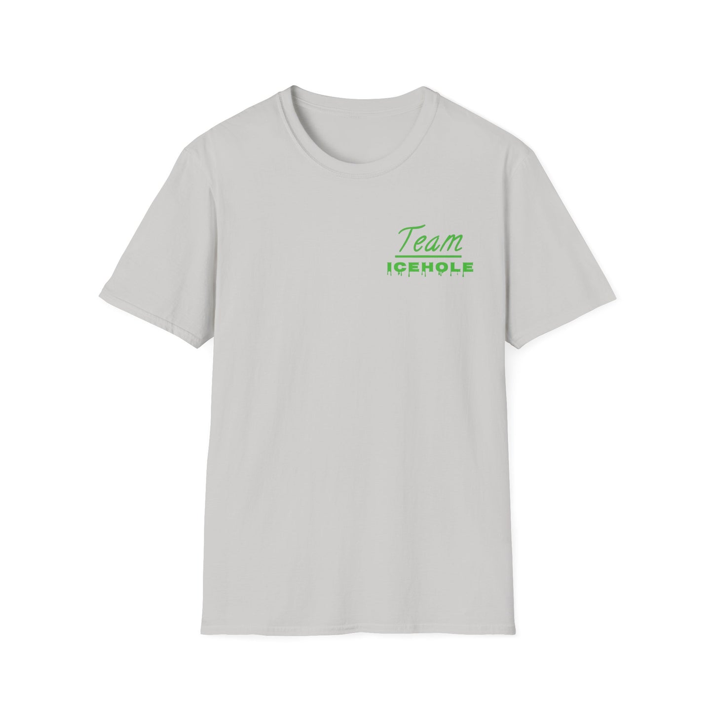 Team Icehole Unisex Softstyle T-Shirt Small Logo|