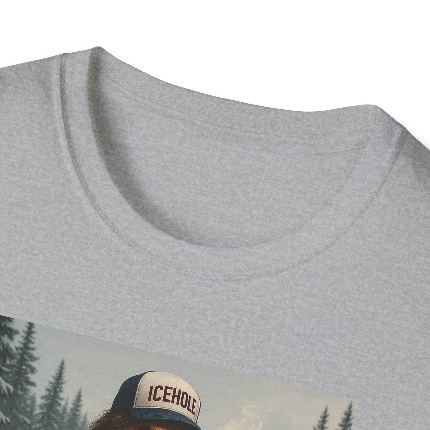 T-Shirt - Team IceHole Big Foot Mascot Feel the Nature!