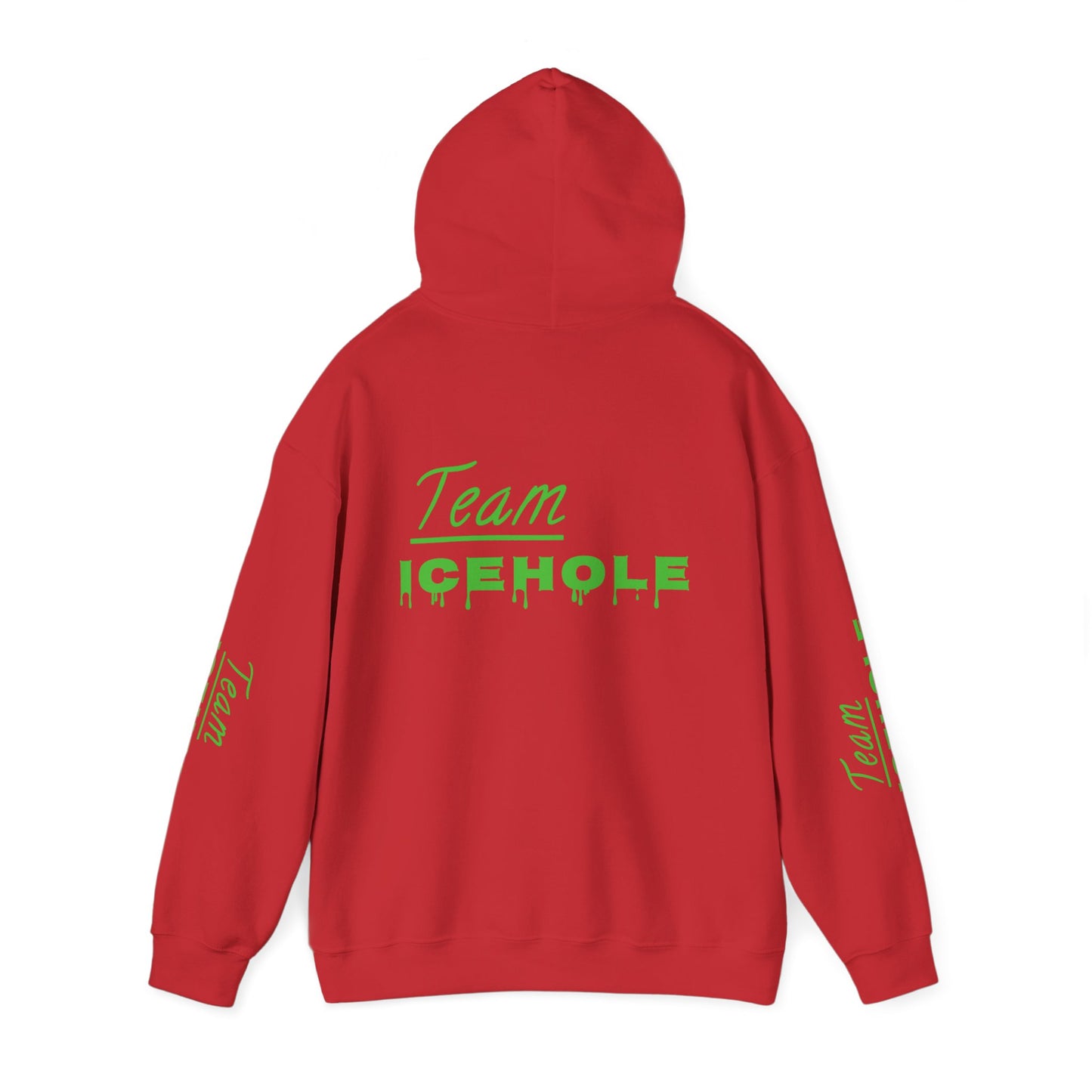 Icehole Hoodie — "Team ICEHOLE" Neon Logo Pullover