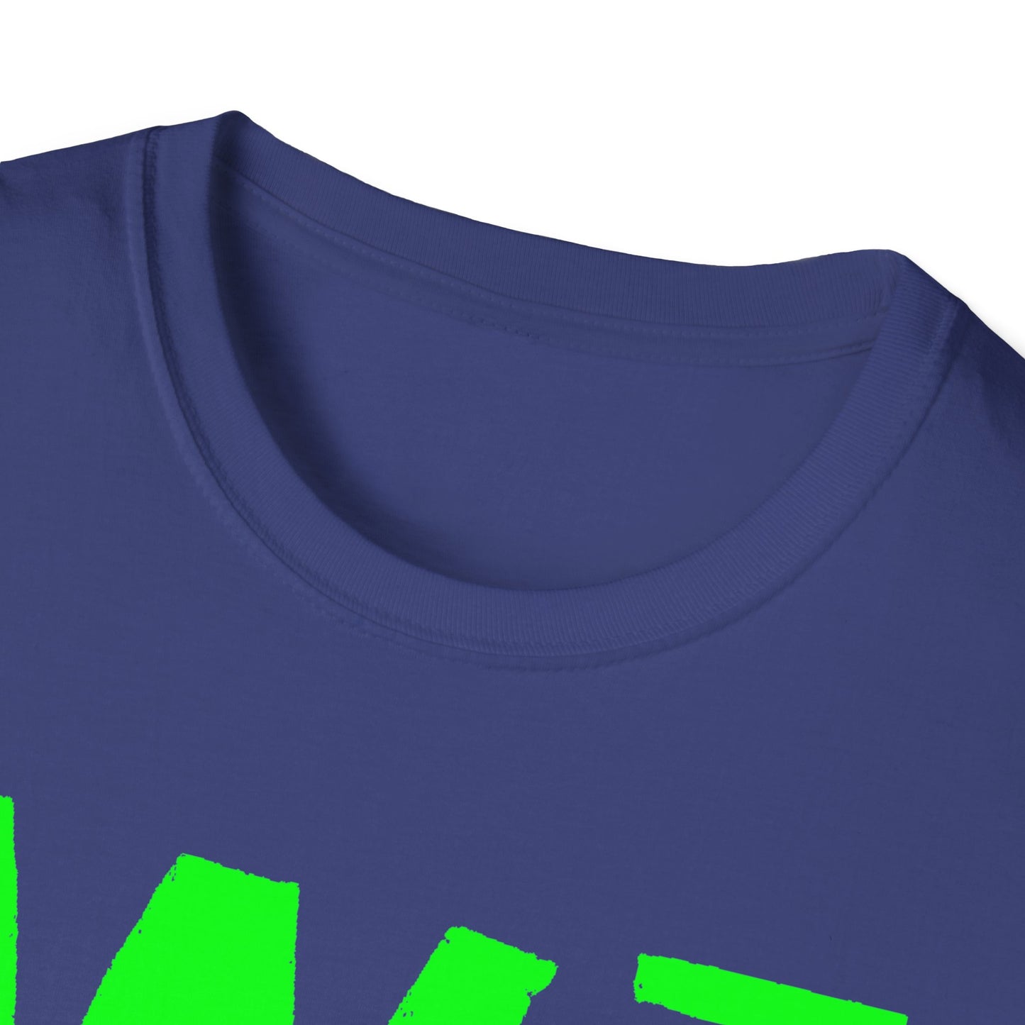 Wisco3 Green Letters Unisex Softstyle T-Shirt - Perfect for Anglers and Outdoor Enthusiasts