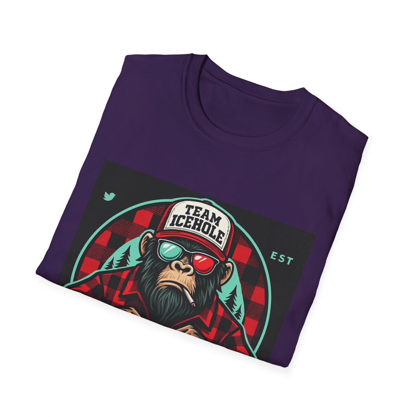 T-Shirt - Team IceHole Smoking BigFoot