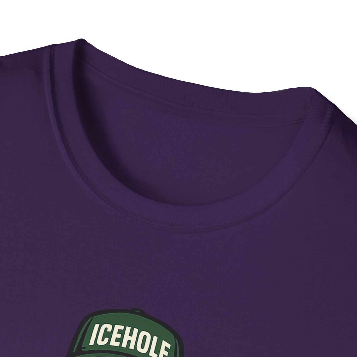 Adventure Living On The Edge Team IceHole Big Foot -Unisex Softstyle T-Shirt