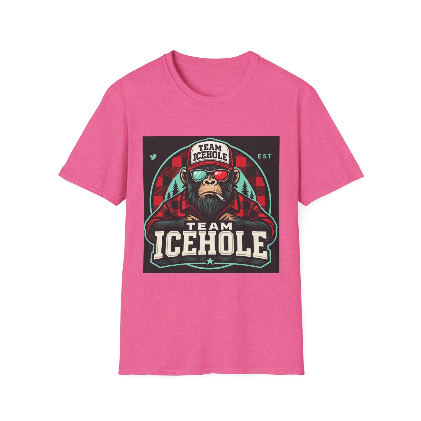 T-Shirt - Team IceHole Smoking BigFoot