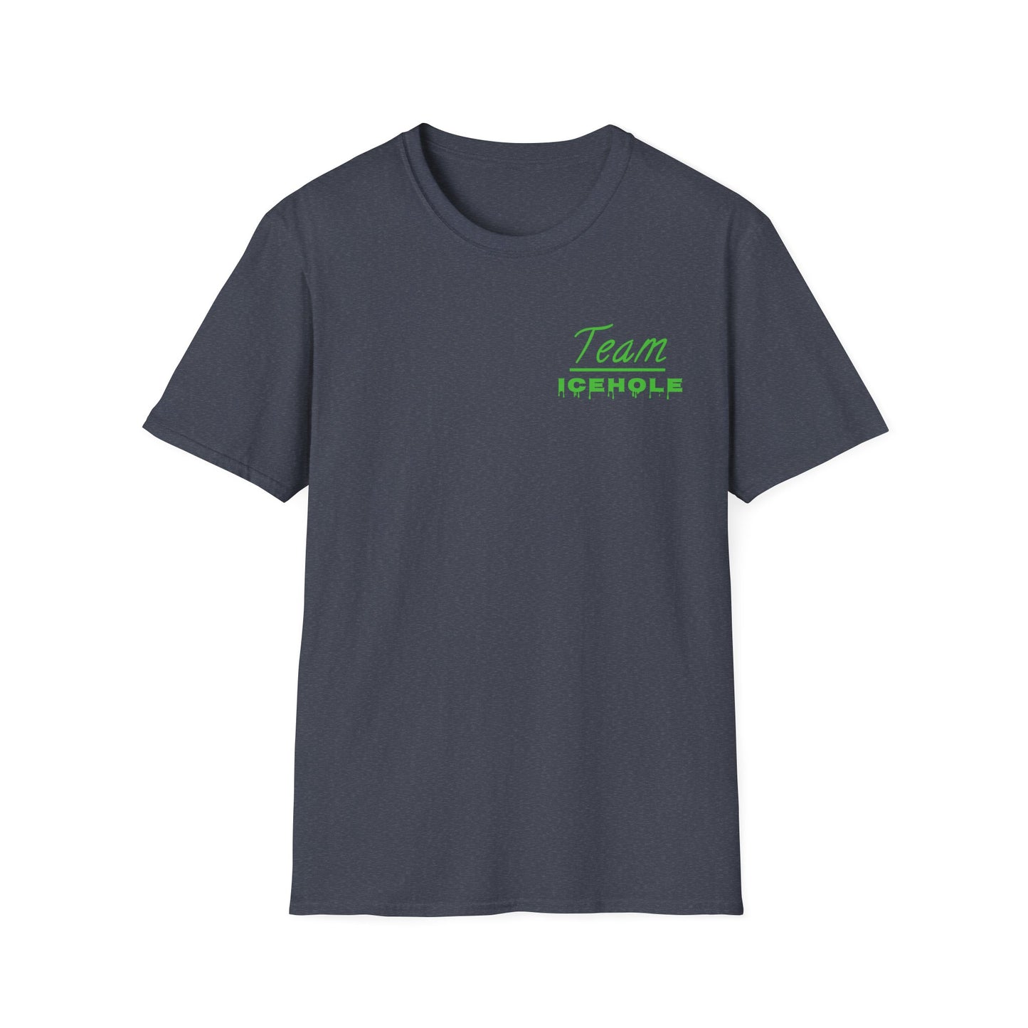 Team Icehole Unisex Softstyle T-Shirt Small Logo|