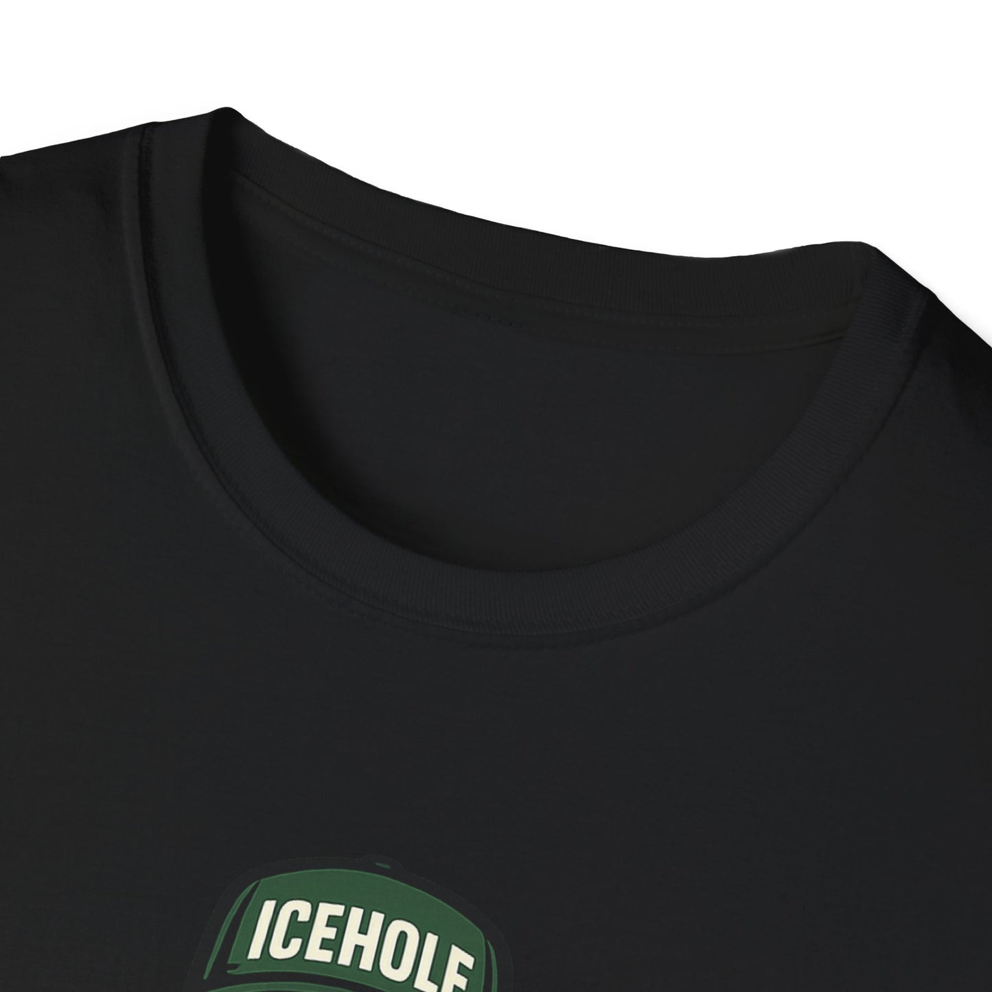 Adventure Living On The Edge Team IceHole Big Foot -Unisex Softstyle T-Shirt
