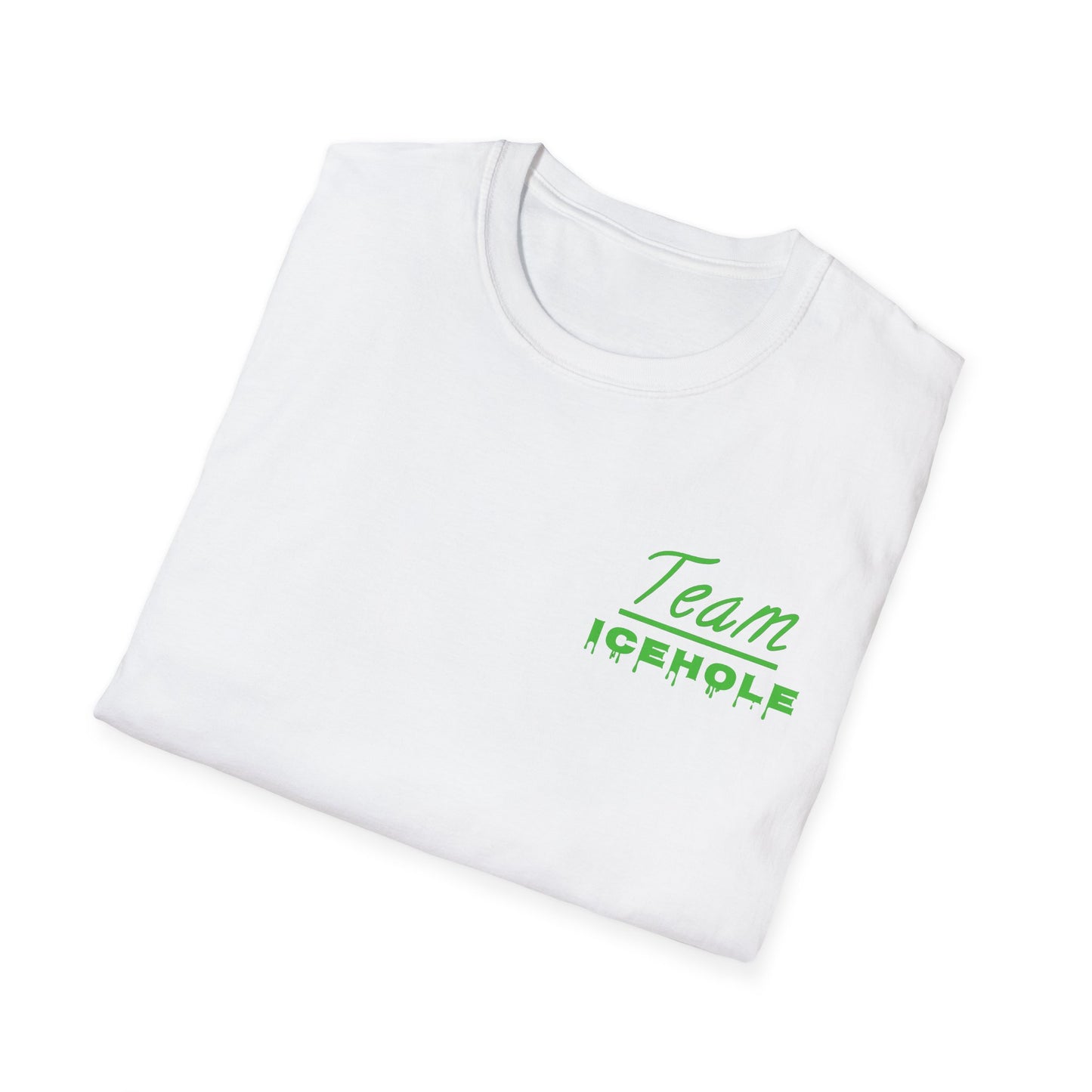 Team Icehole Unisex Softstyle T-Shirt Small Logo|